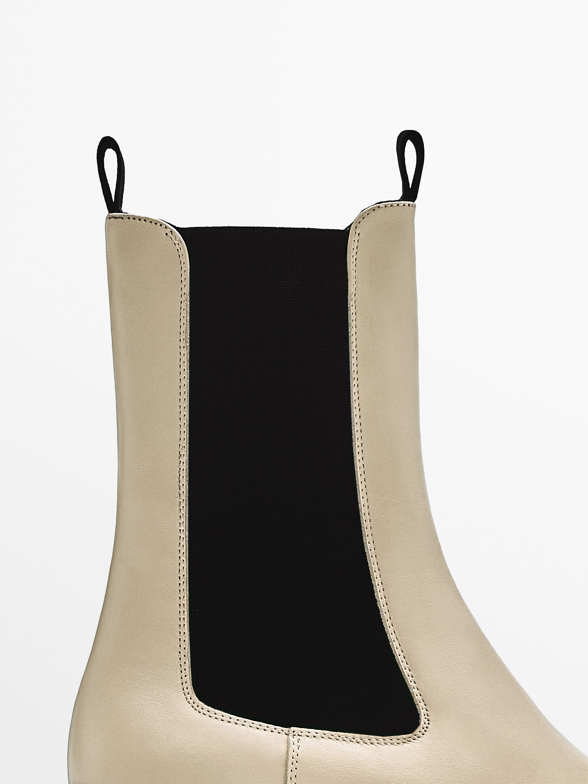 Botín chelsea piel crudo - Massimo Dutti España