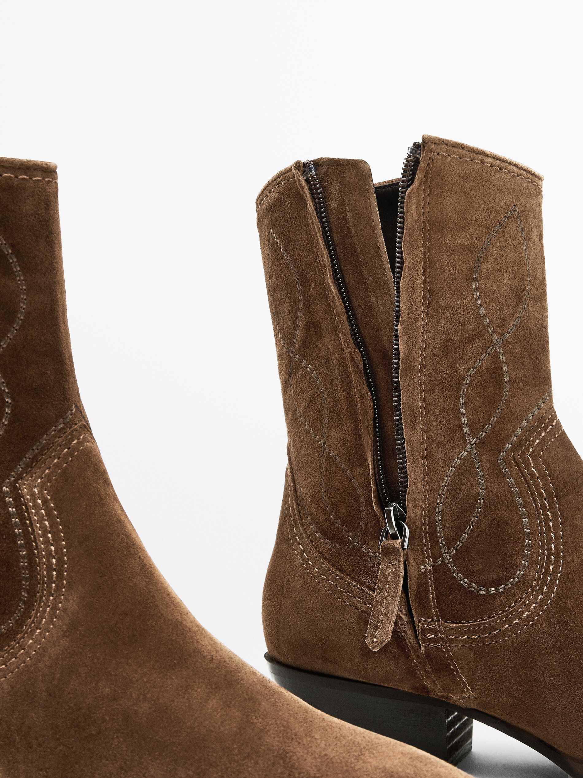 massimo dutti brown boots