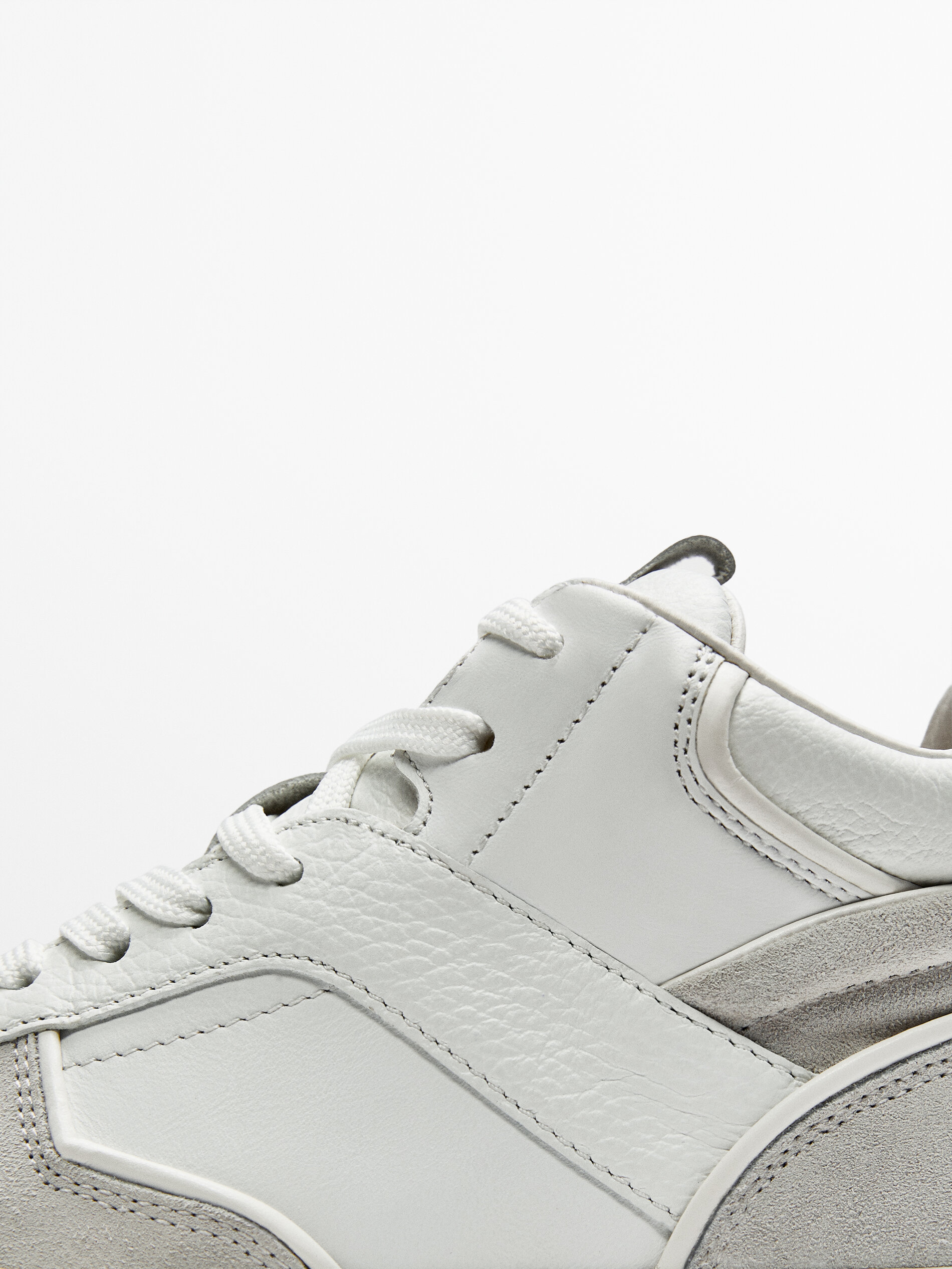 leather hightop trainers