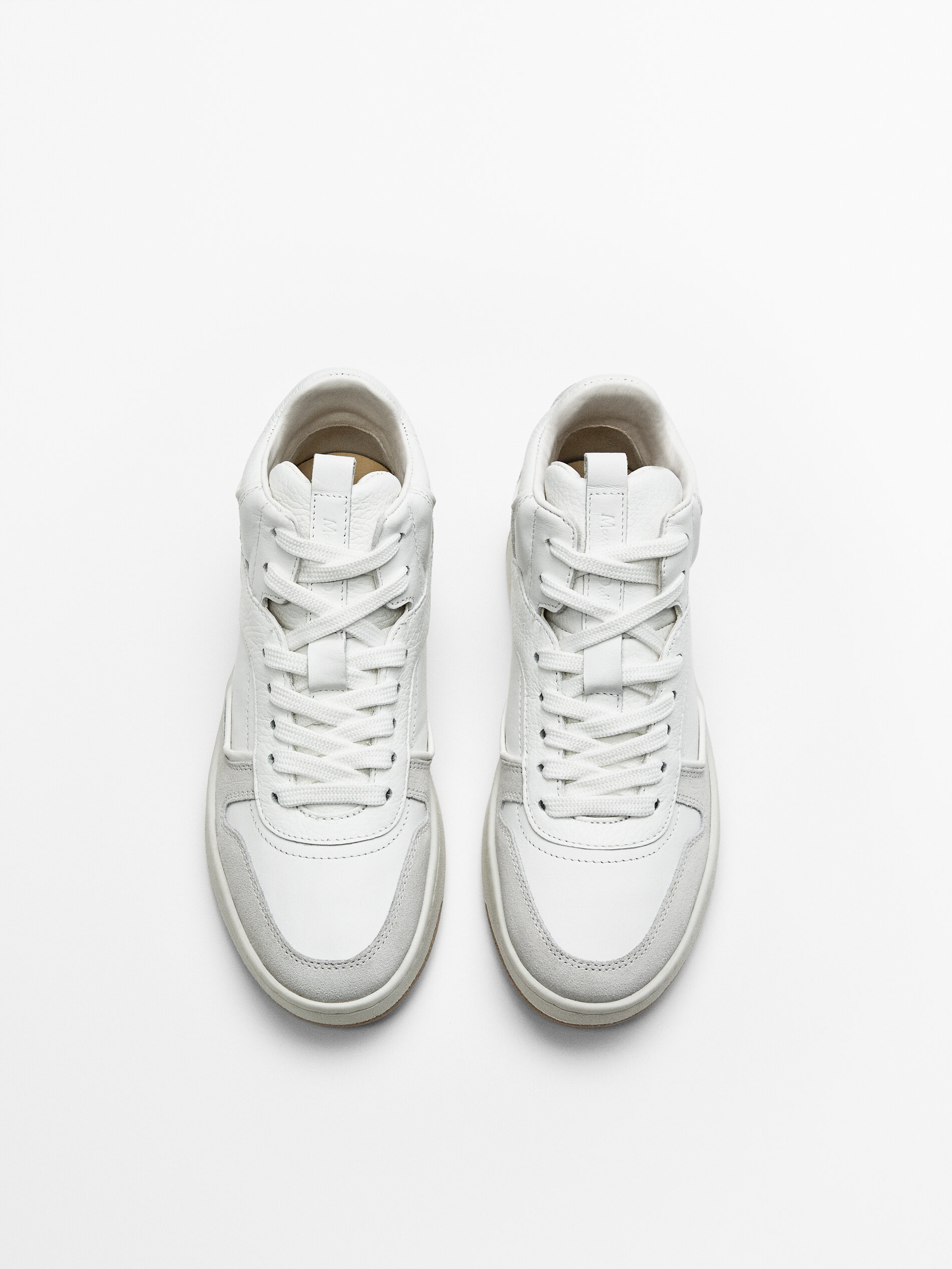 leather hightop trainers