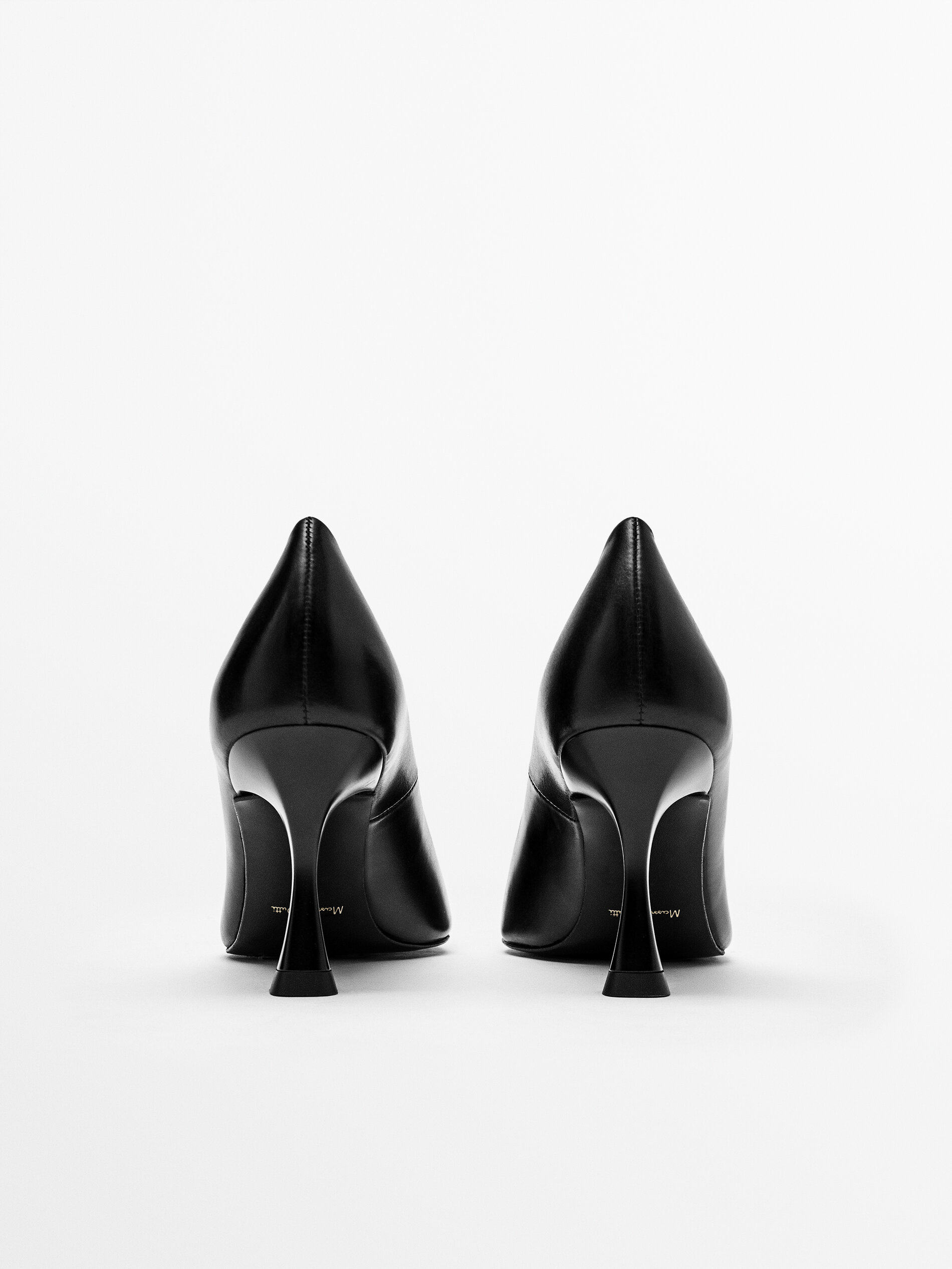 Zapato tacón piel - Massimo Dutti España