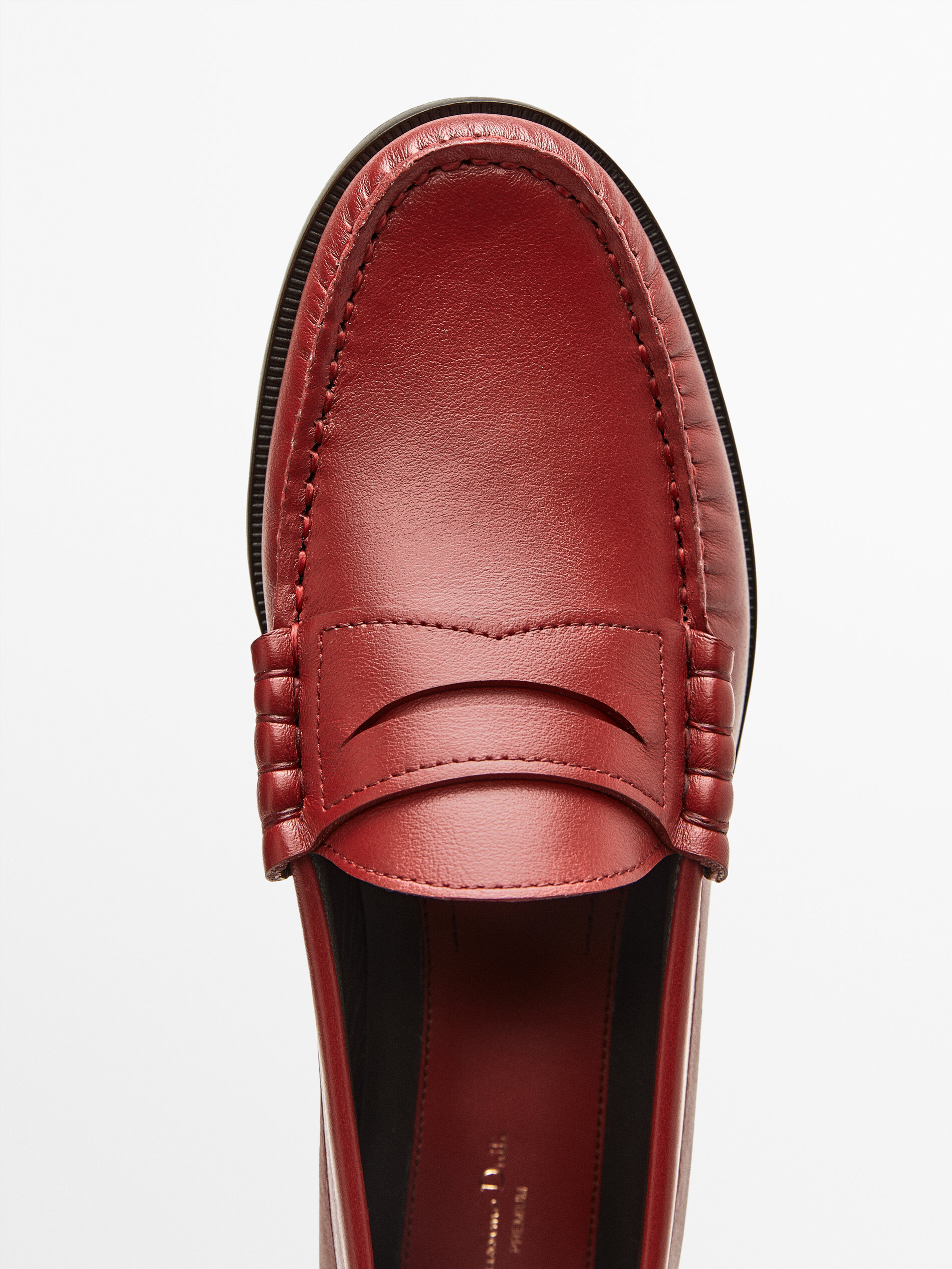 MOCASSINI IN PELLE PREMIUM - Massimo Dutti Italia