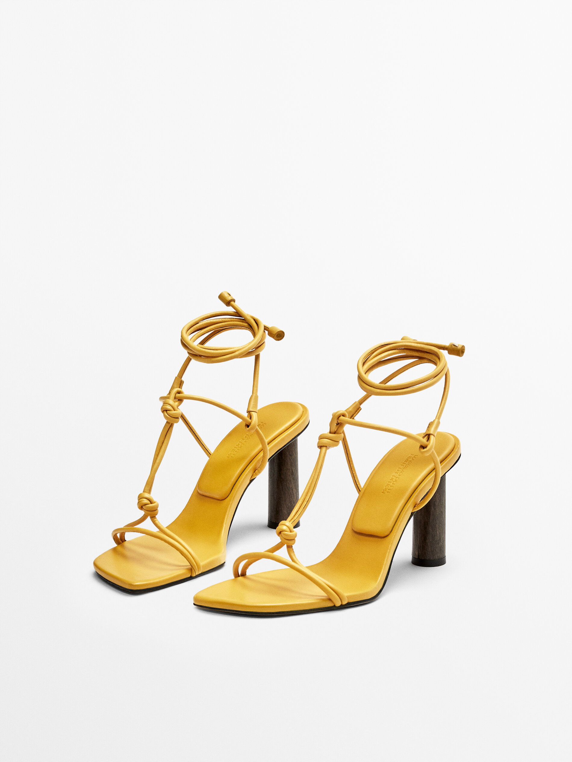 Leather knotted strap sandals - Limited 