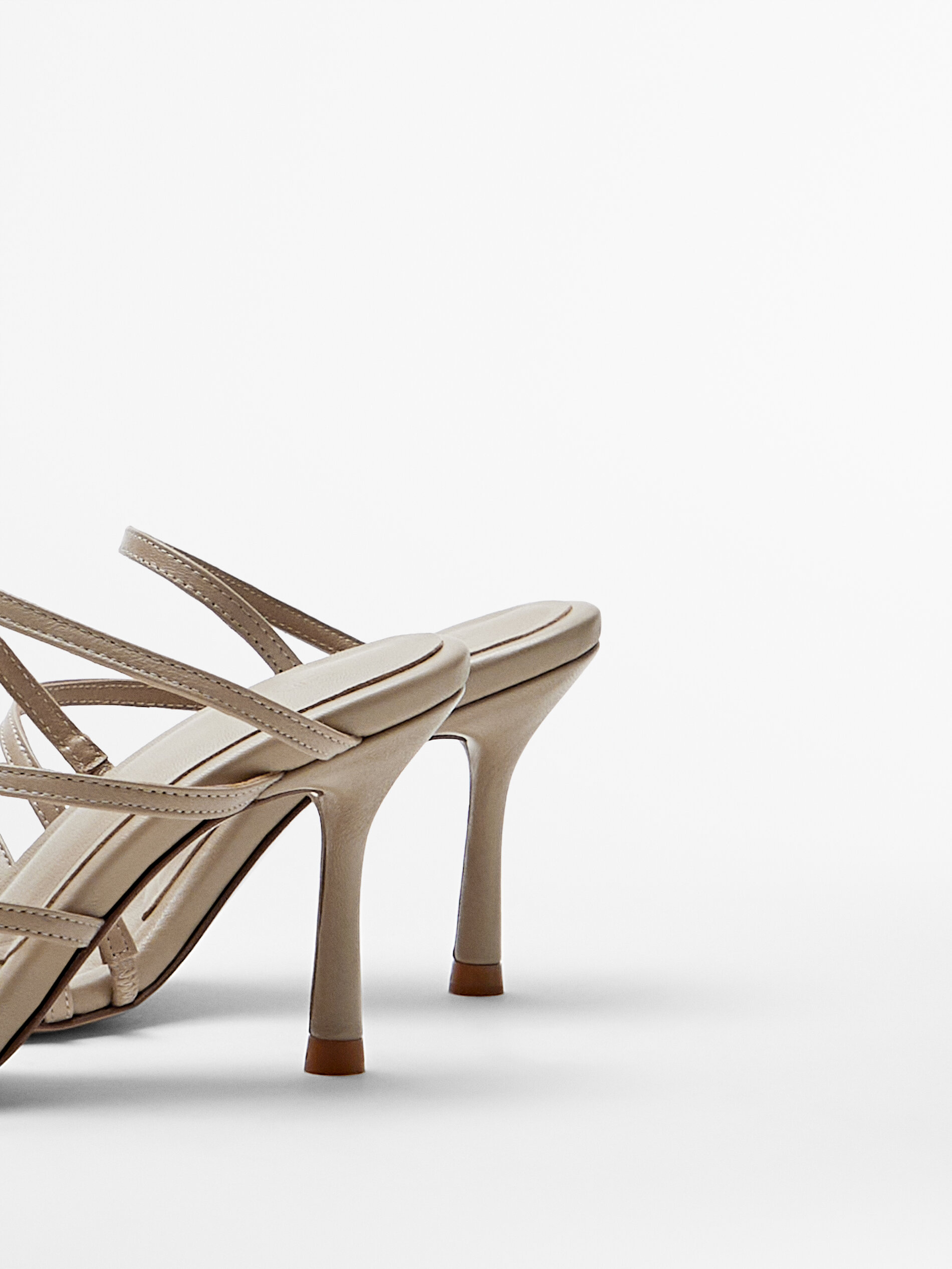 multi strap heeled sandals