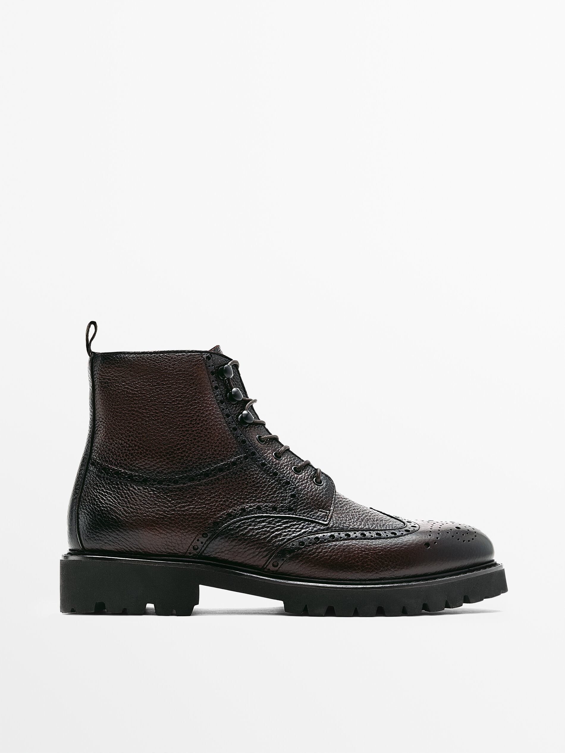 perforated ankle booties