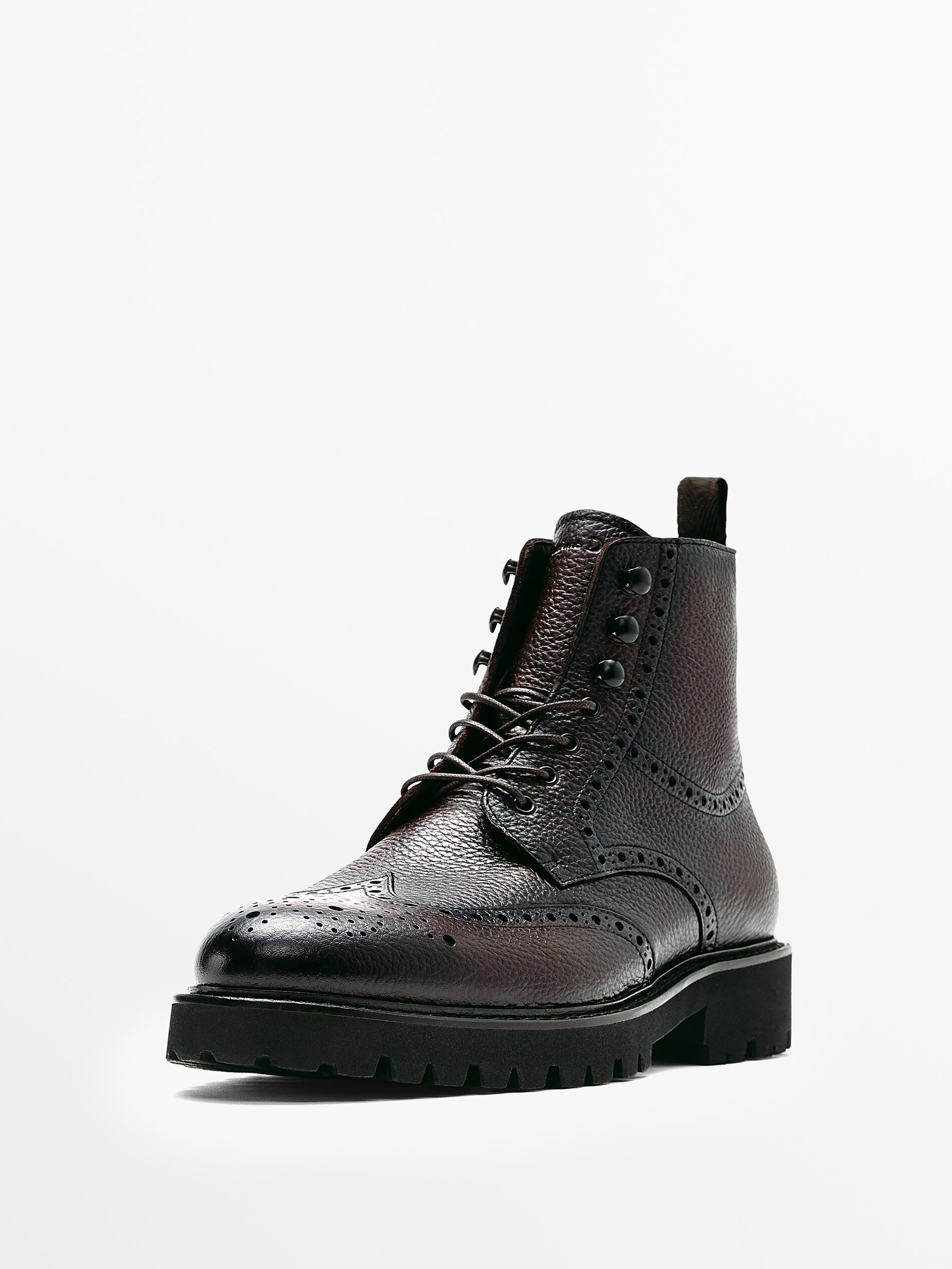 perforated ankle booties