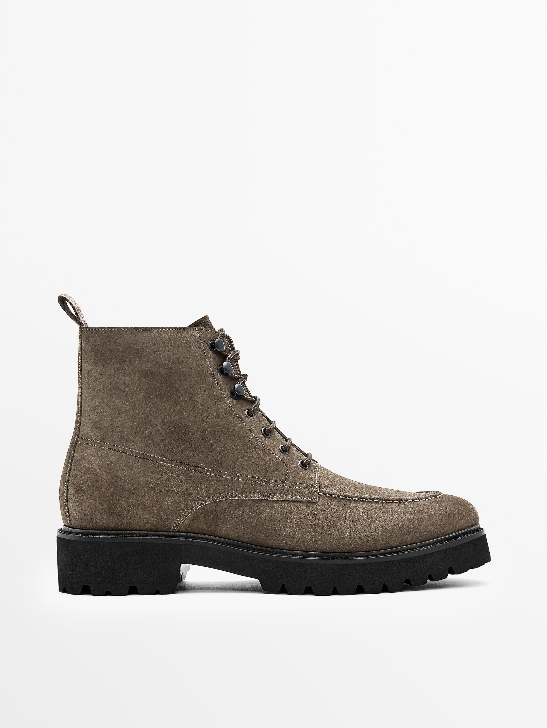 nubuck leather ankle boots