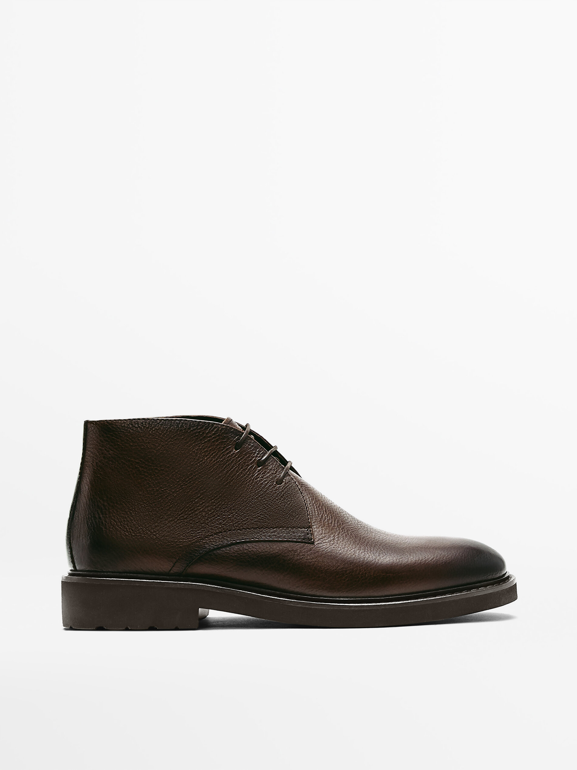massimo dutti brown boots