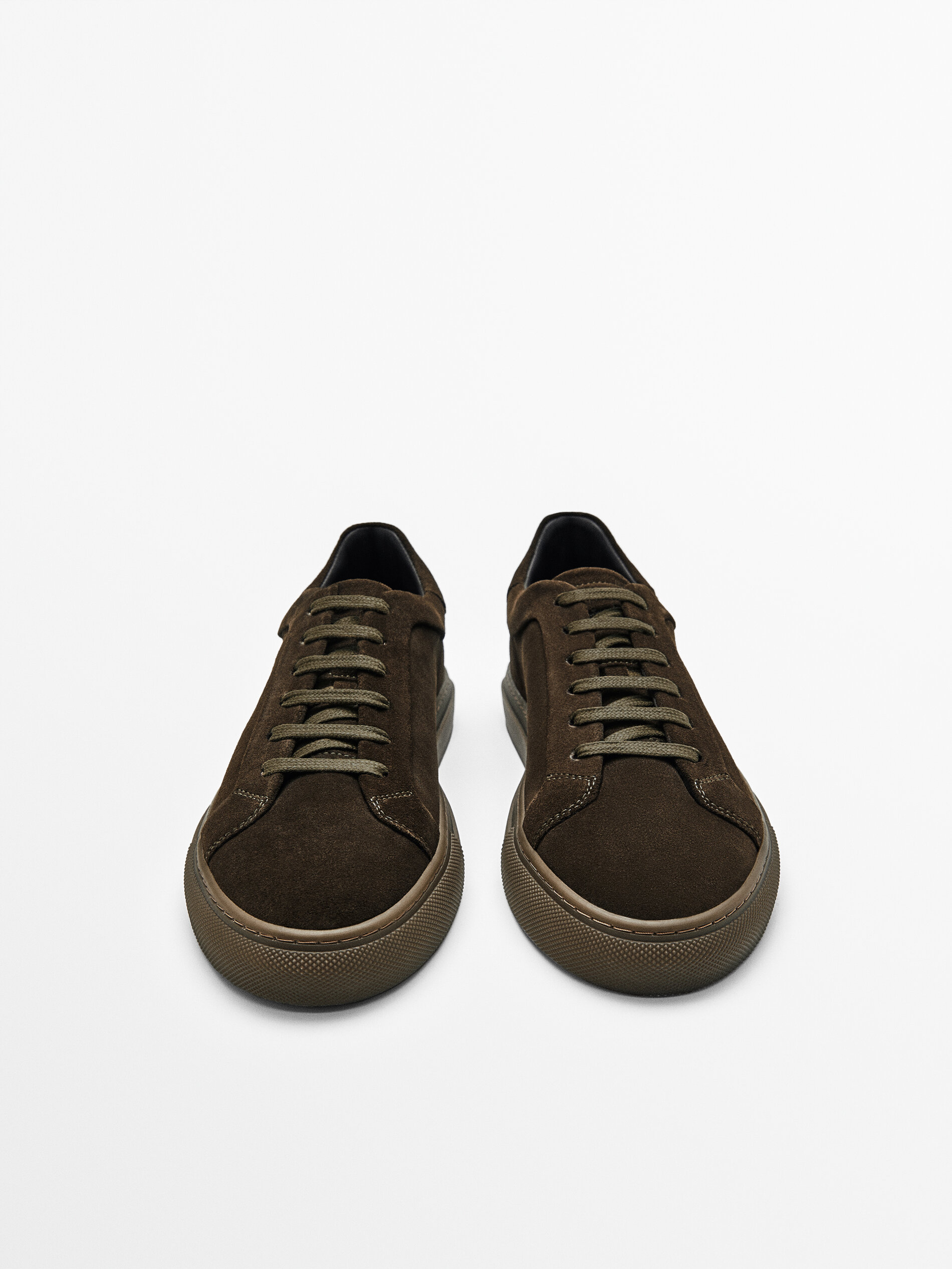 brown suede trainers