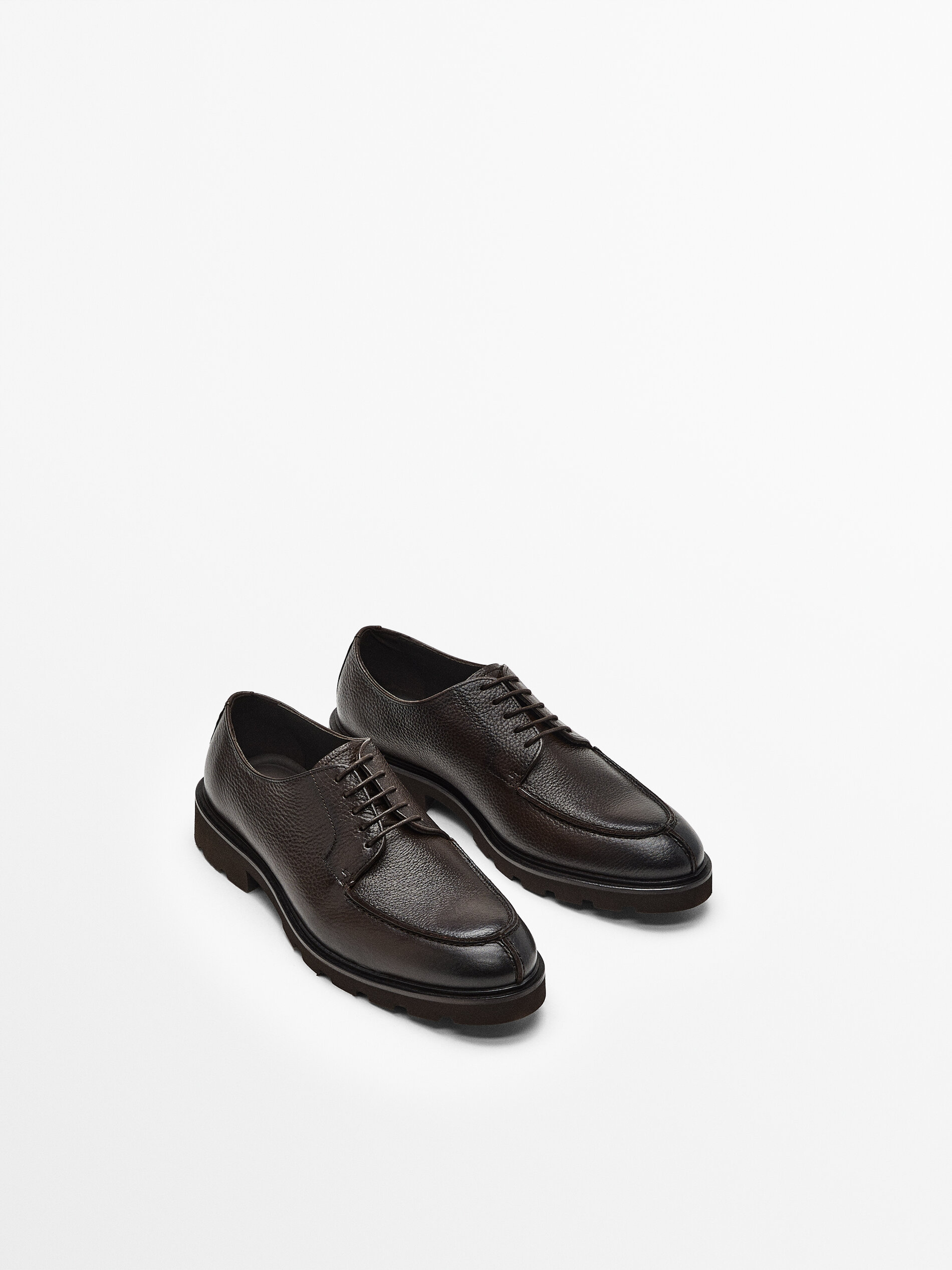 Zapato piel abatanada piso comfort light - Massimo Dutti España