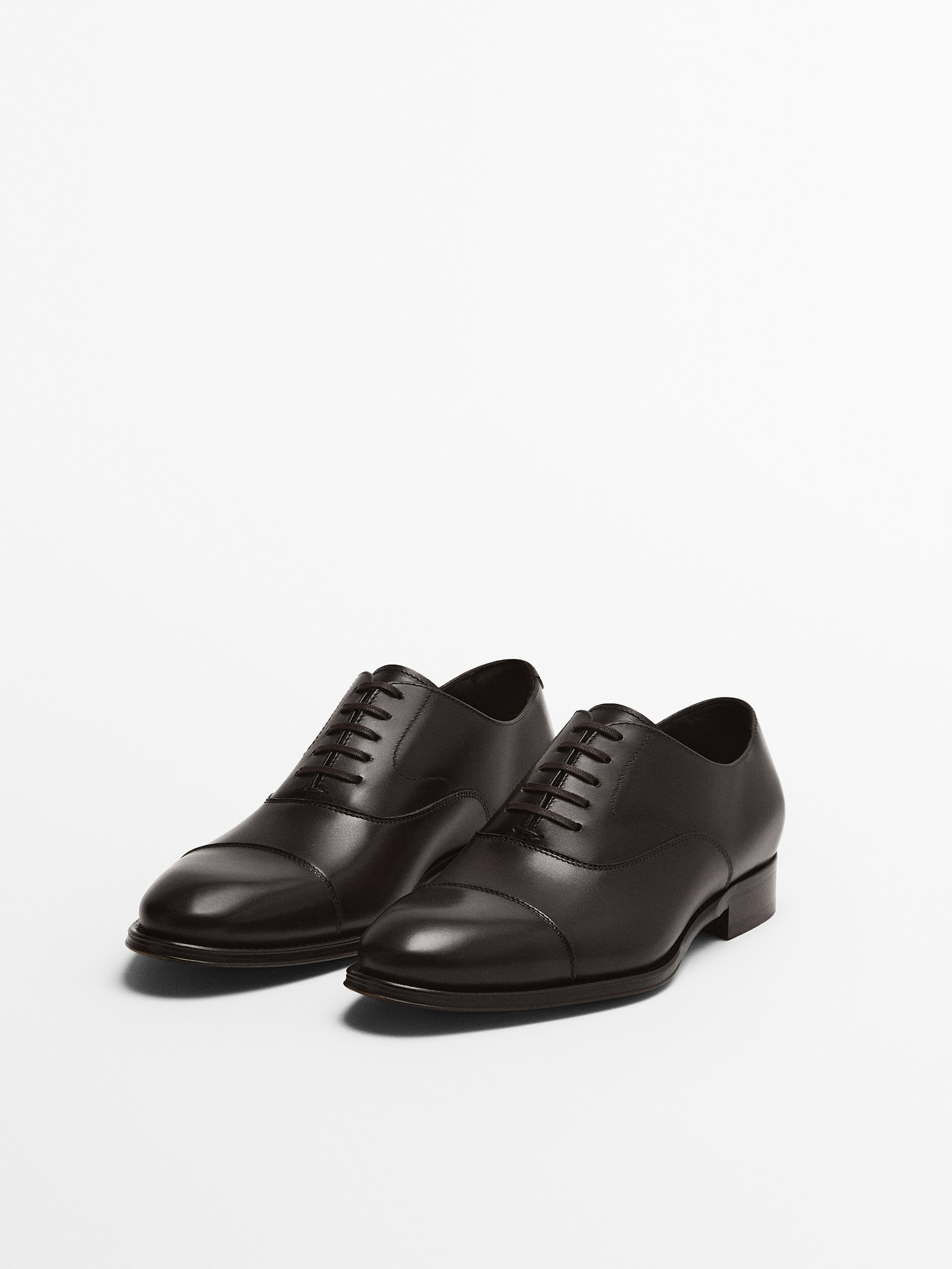 Scarpe oxford con coda di rondine, marrone - Stileo.it