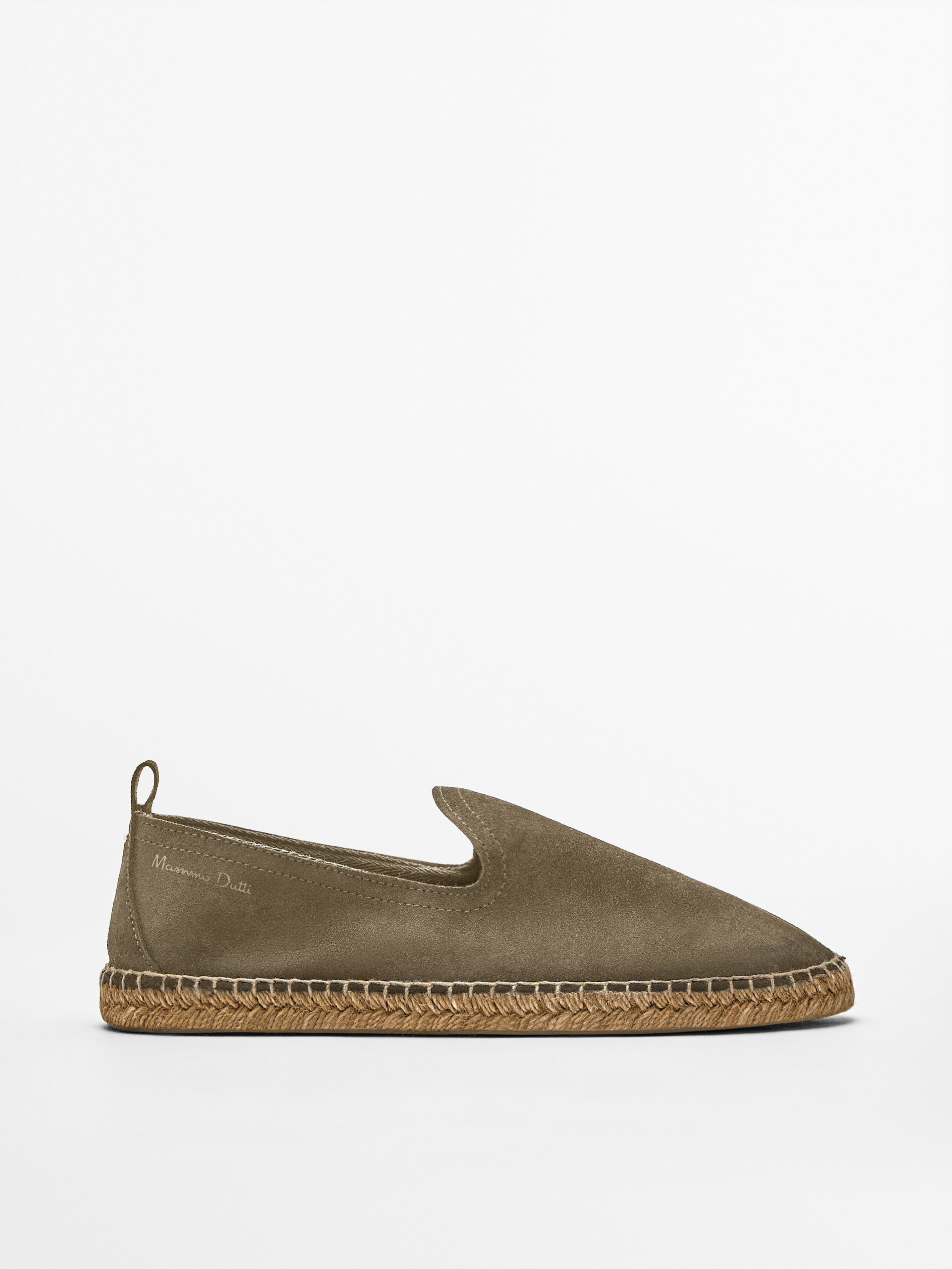 Espadrillas in pelle scamosciata - Massimo Dutti Italia