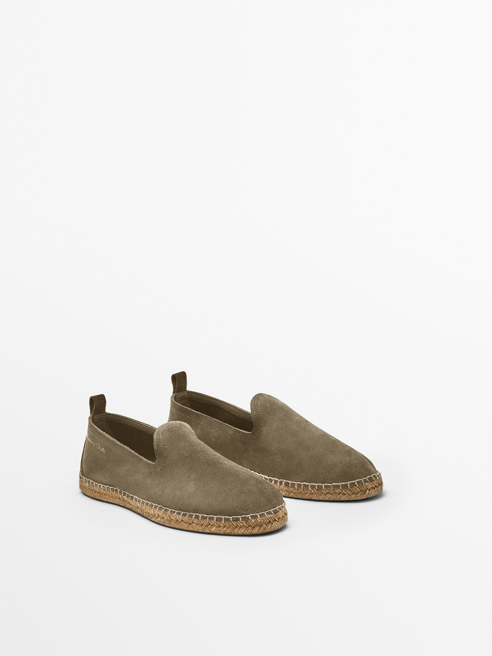 Espadrillas in pelle scamosciata - Massimo Dutti Italia