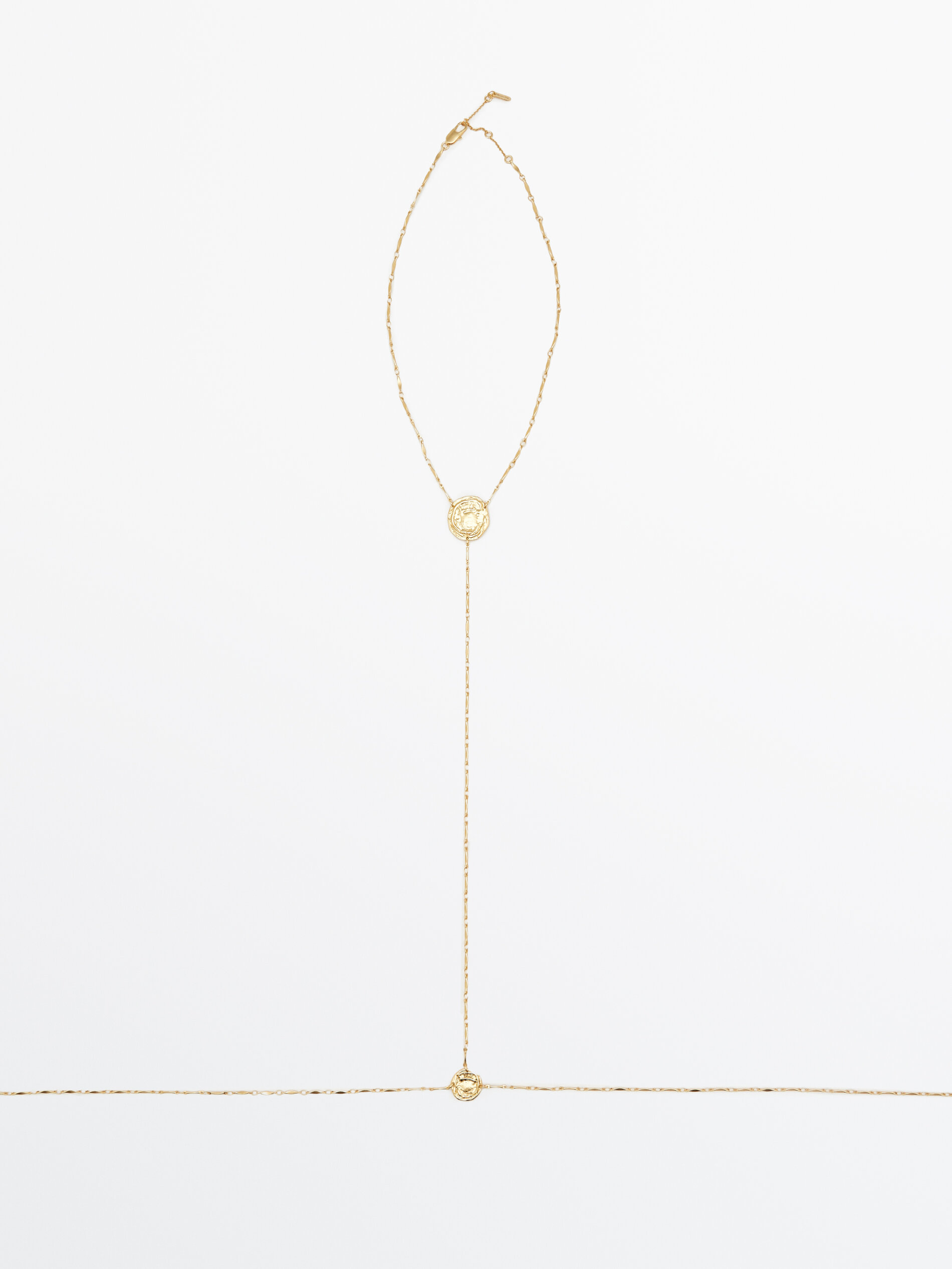 Gold plated body chain sale