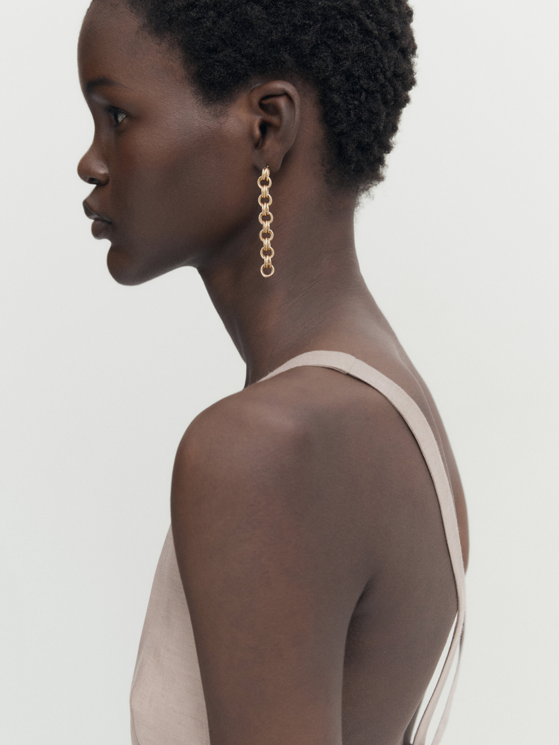 Chain with sale earrings