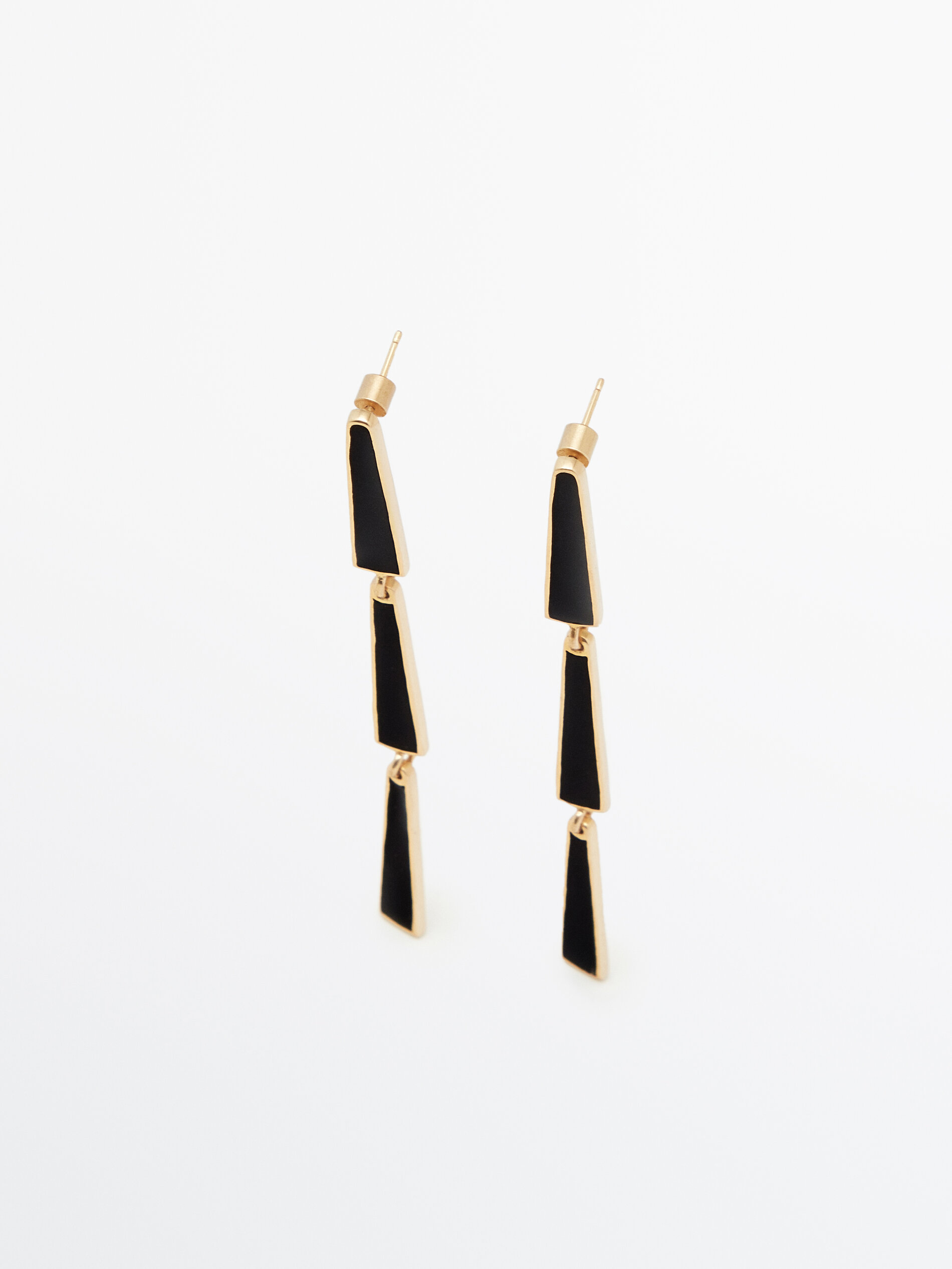 Gold plated clearance dangle earrings