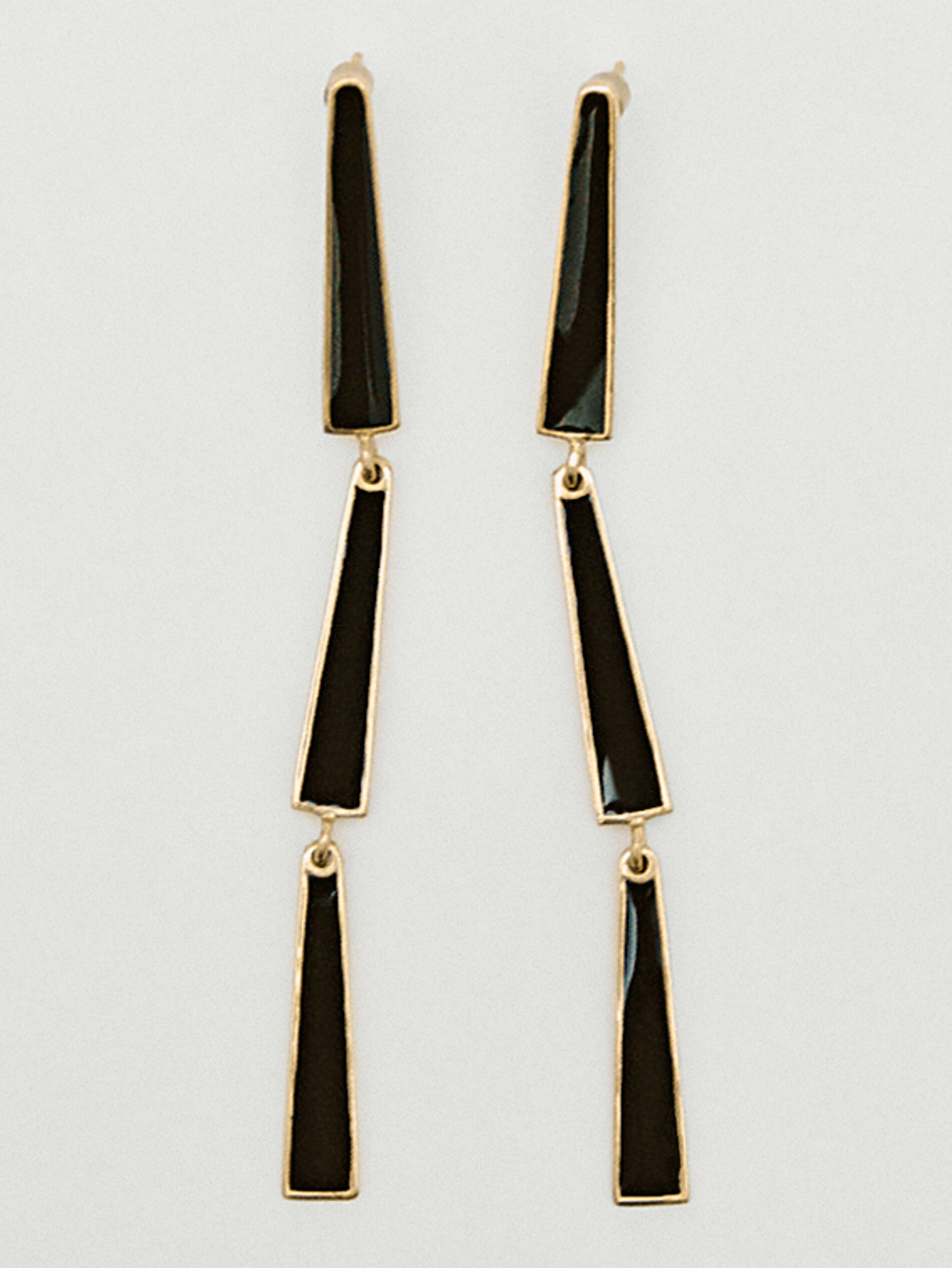 Gold plated clearance dangle earrings