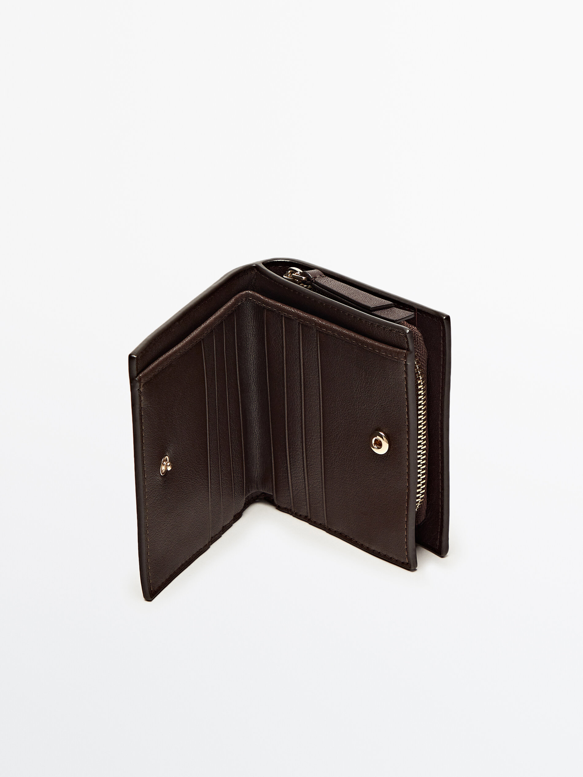 Nappa leather wallet Burgundy Green Black Blue Accessories