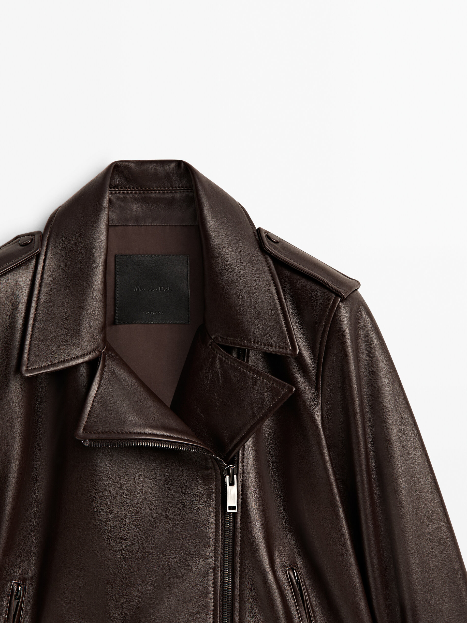Massimo dutti clearance men's leather jackets