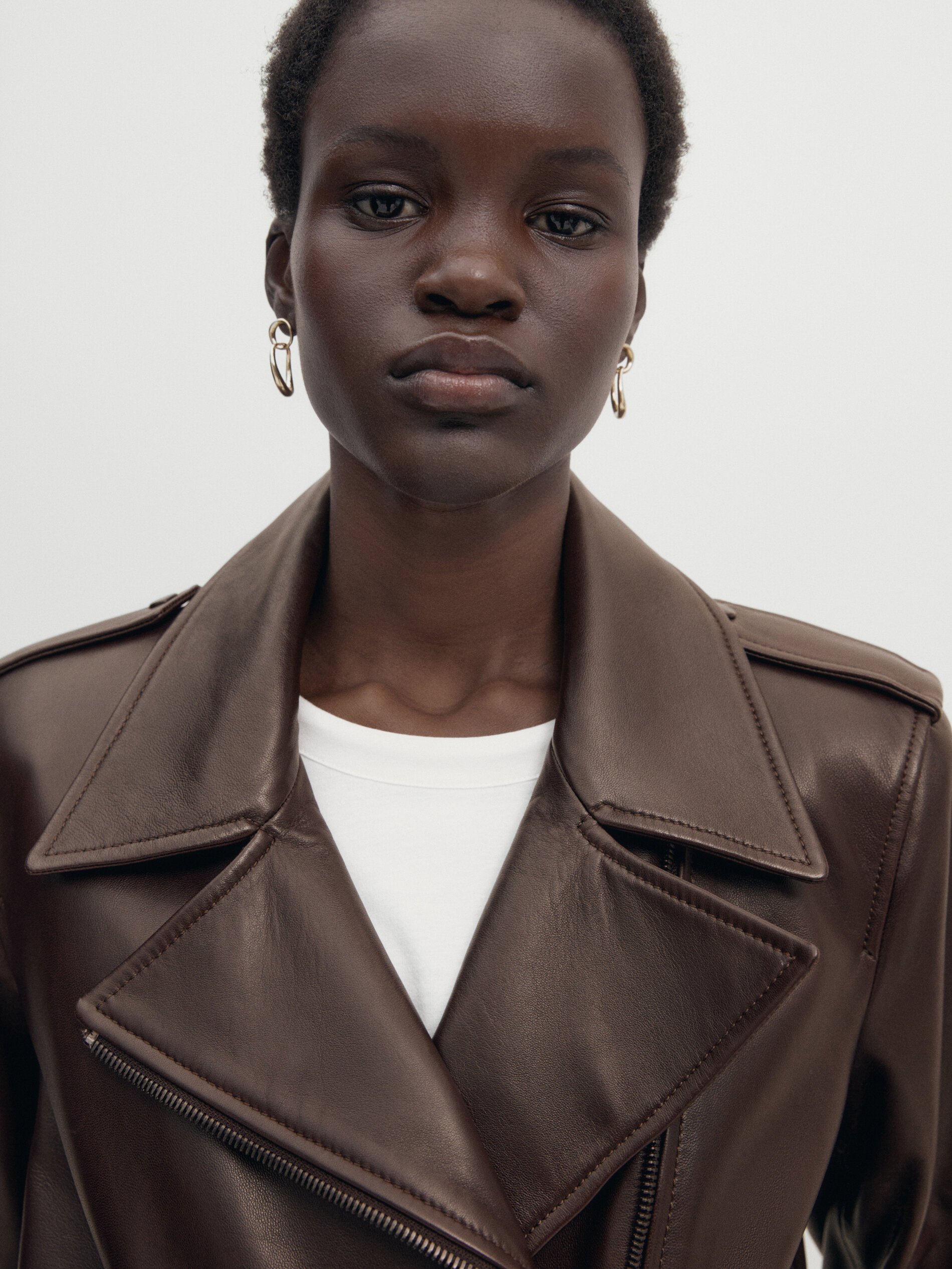 Leather jacket sale massimo dutti