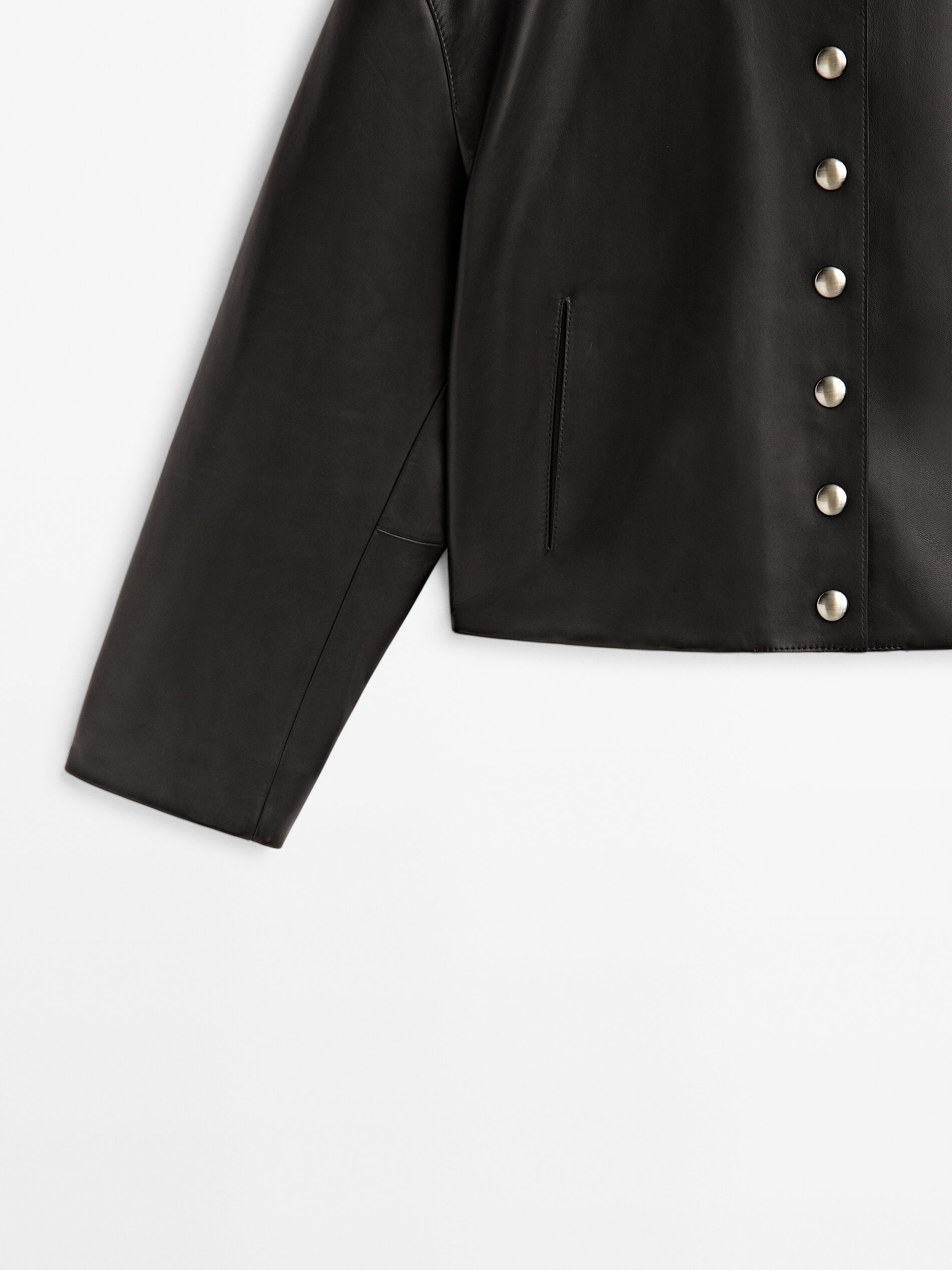 Black jacket with buttons sales