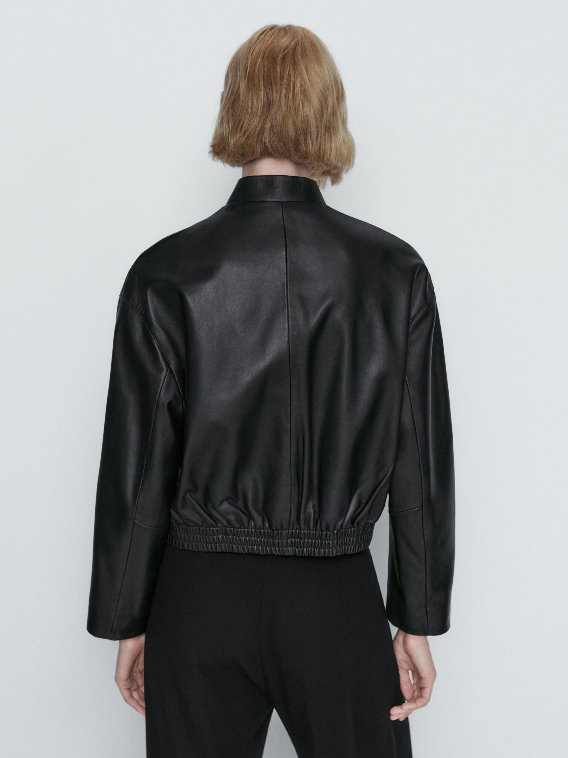 Nappa leather deals jacket massimo dutti