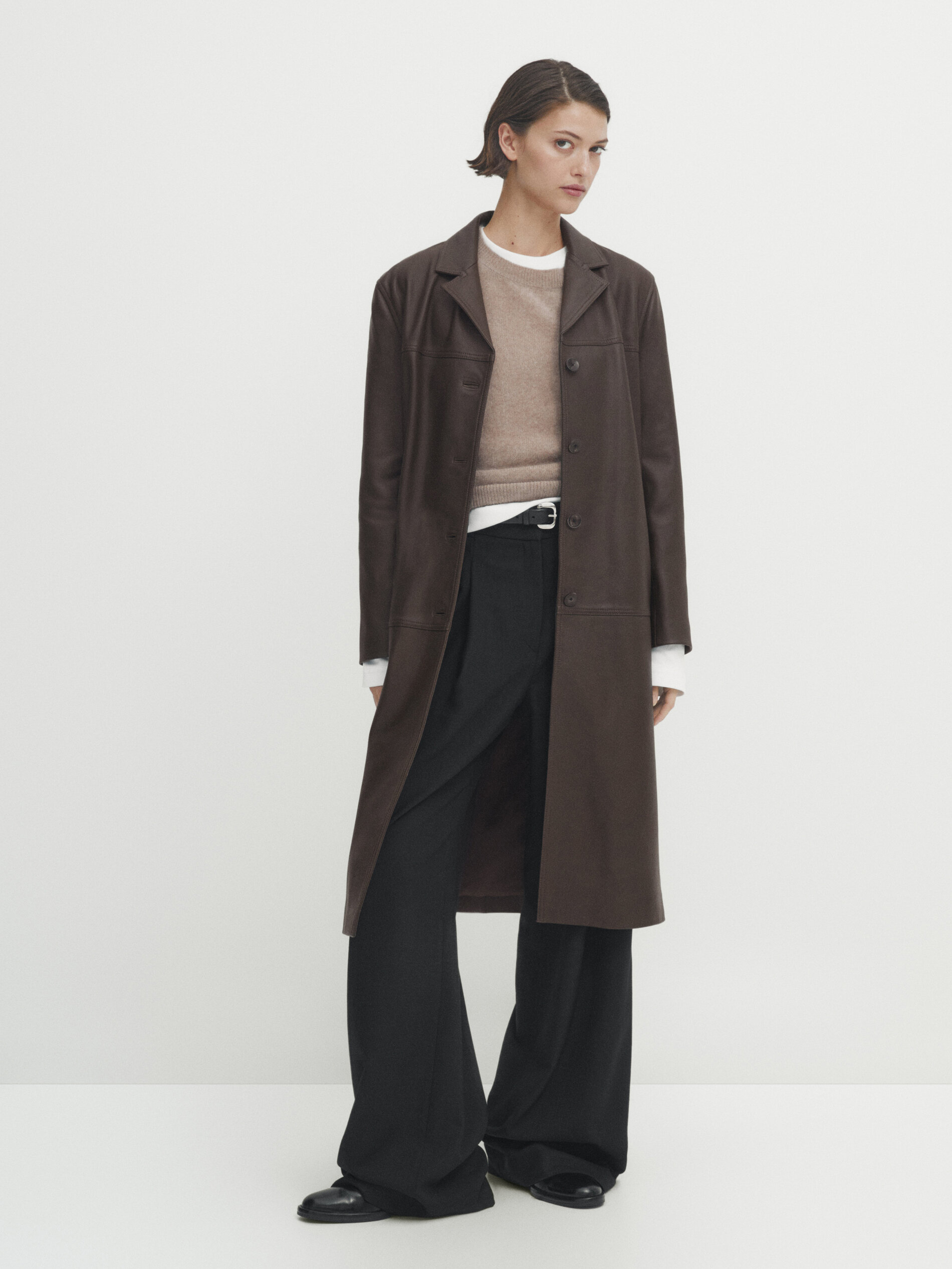 Nappa coats top