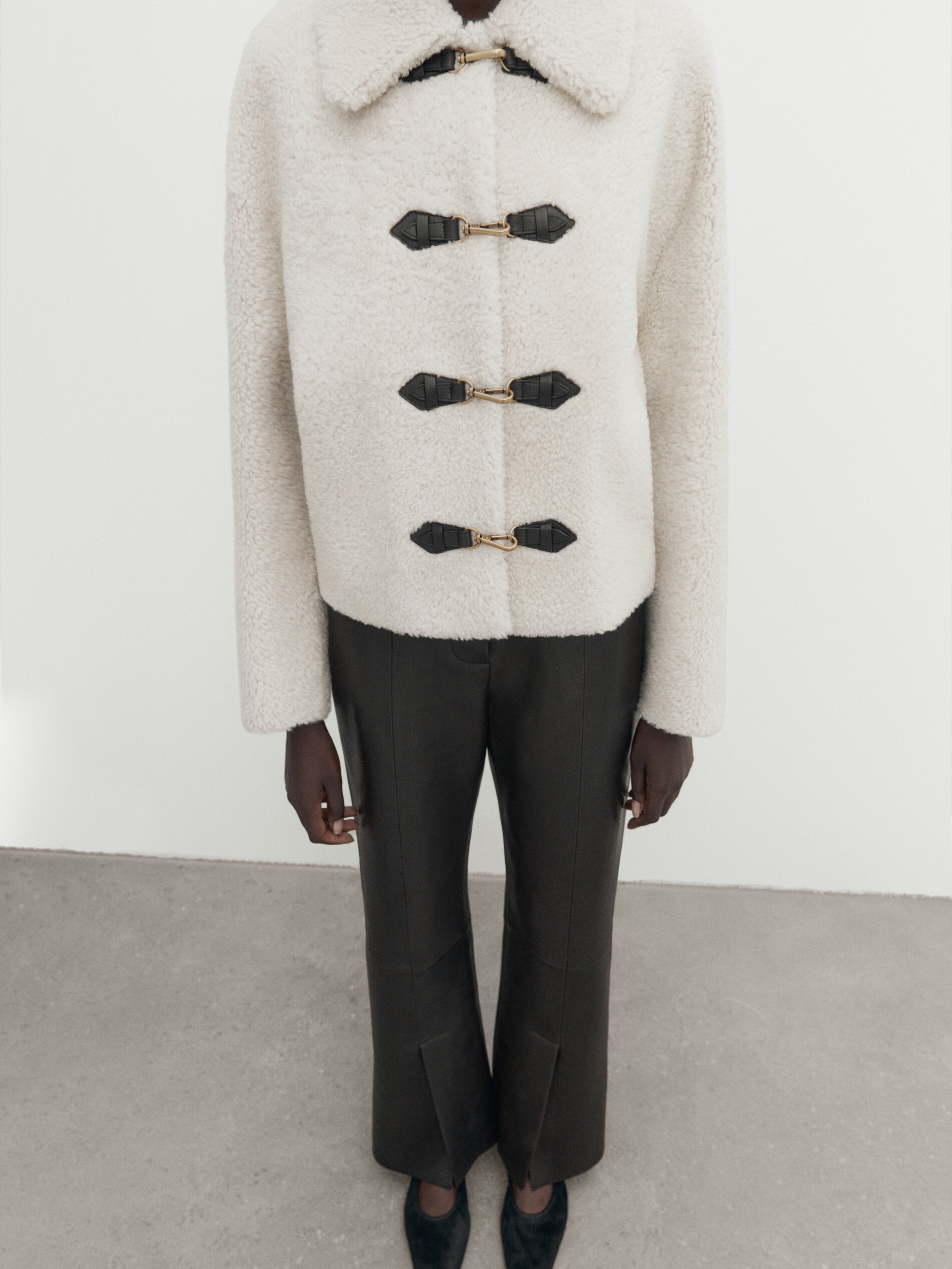 Massimo dutti outlet sheepskin coat