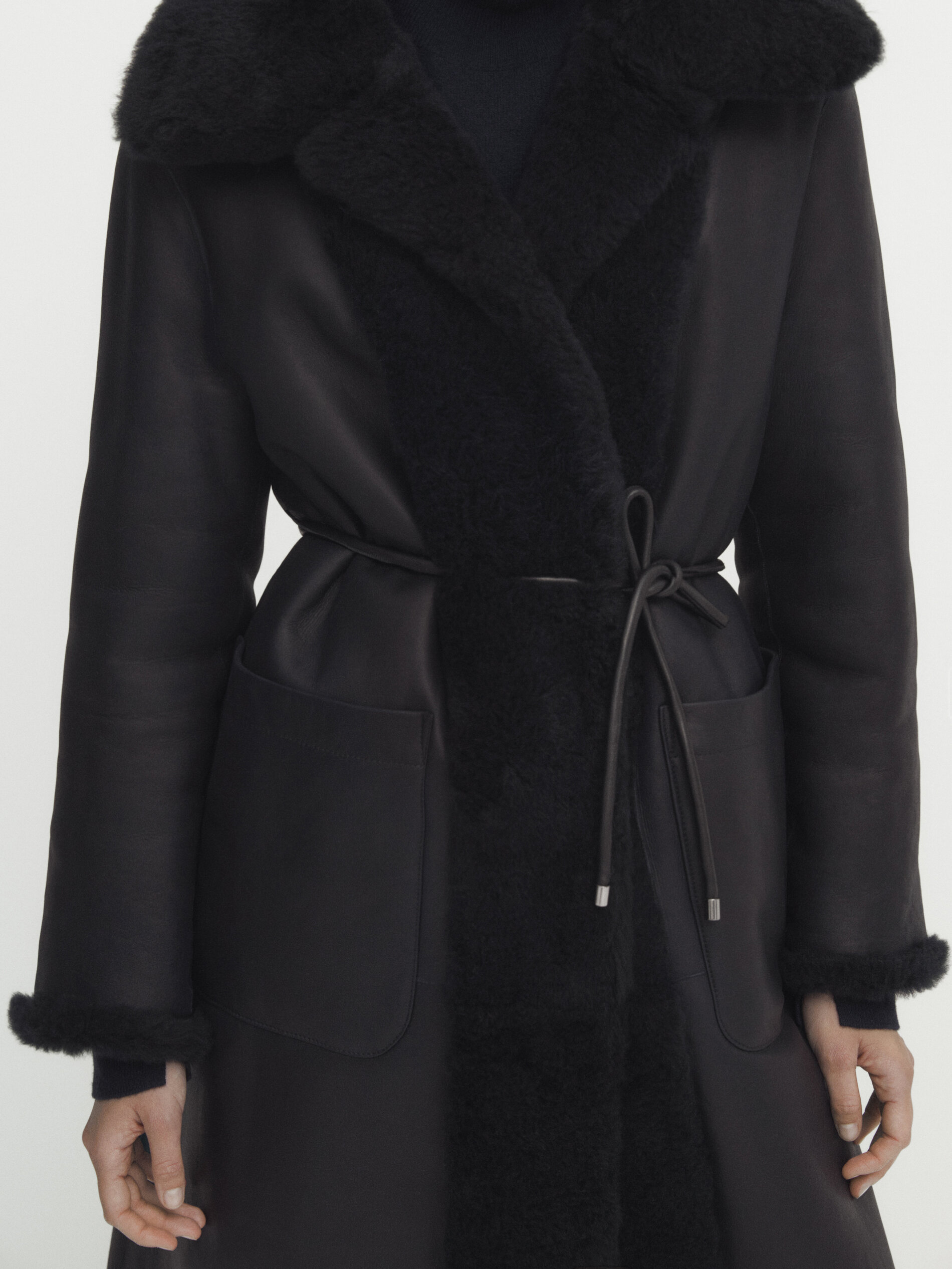 Massimo dutti reversible best sale coat