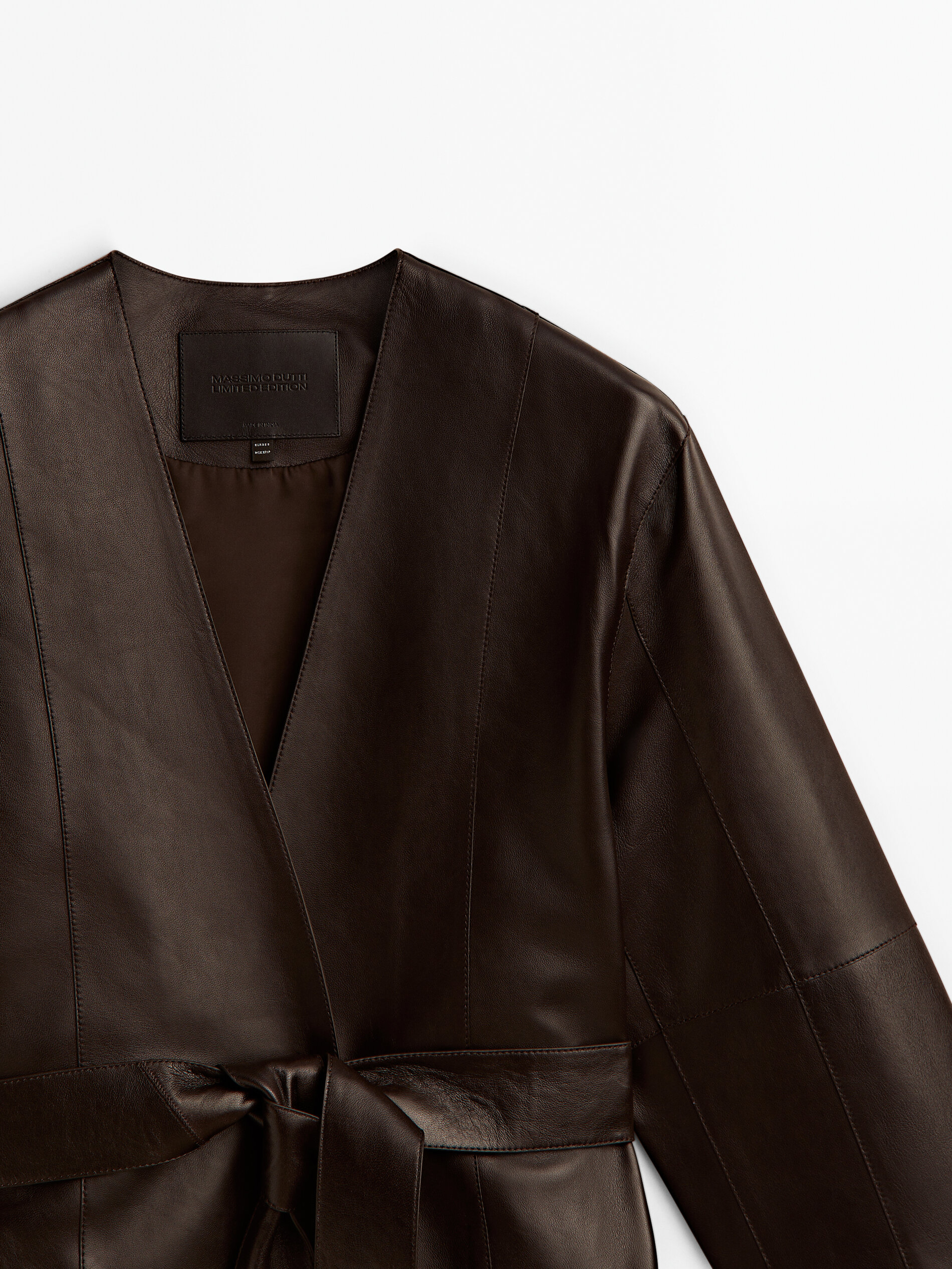 Kimono best sale leather jacket