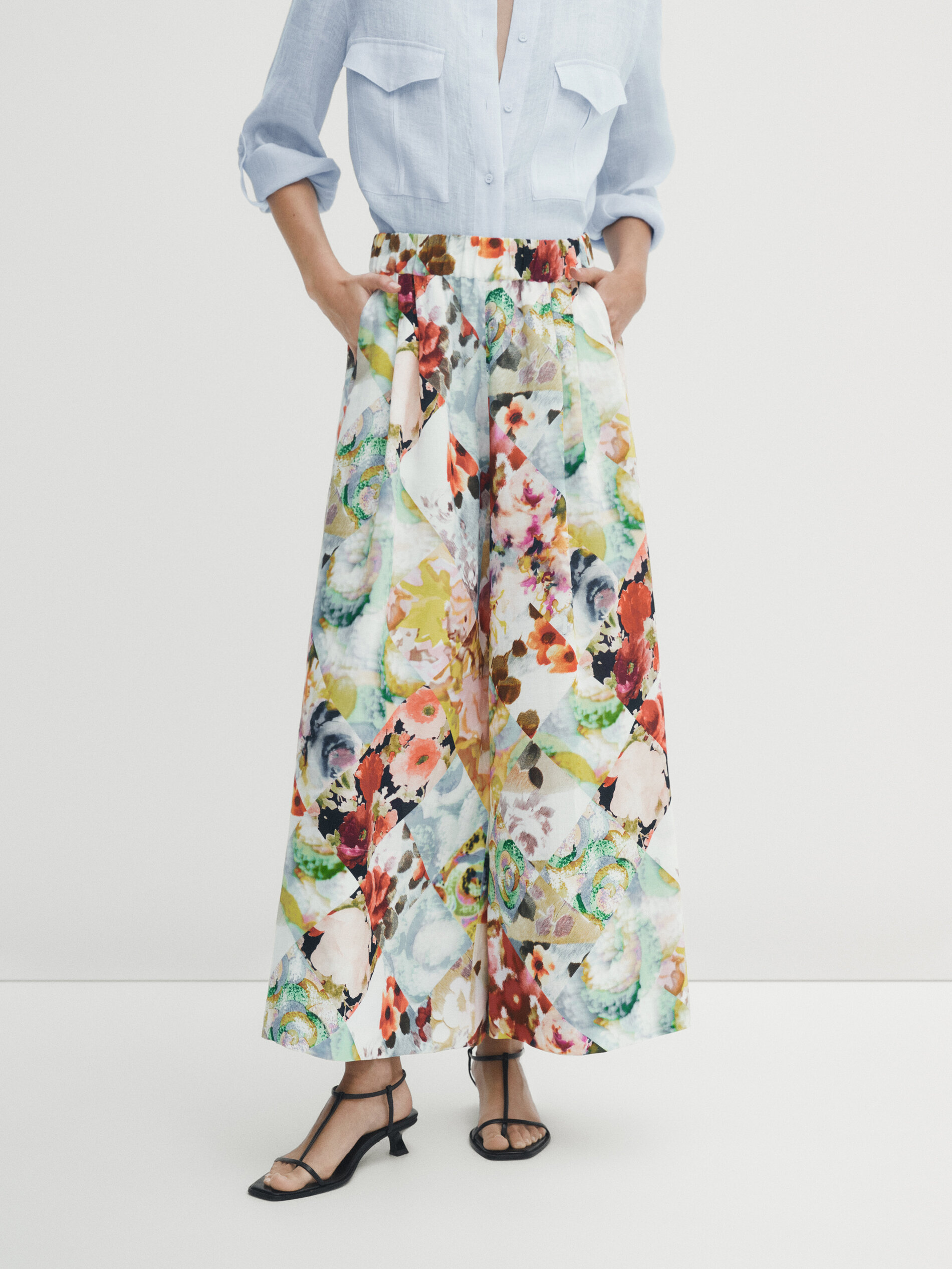 Jupe culotte 2025 massimo dutti
