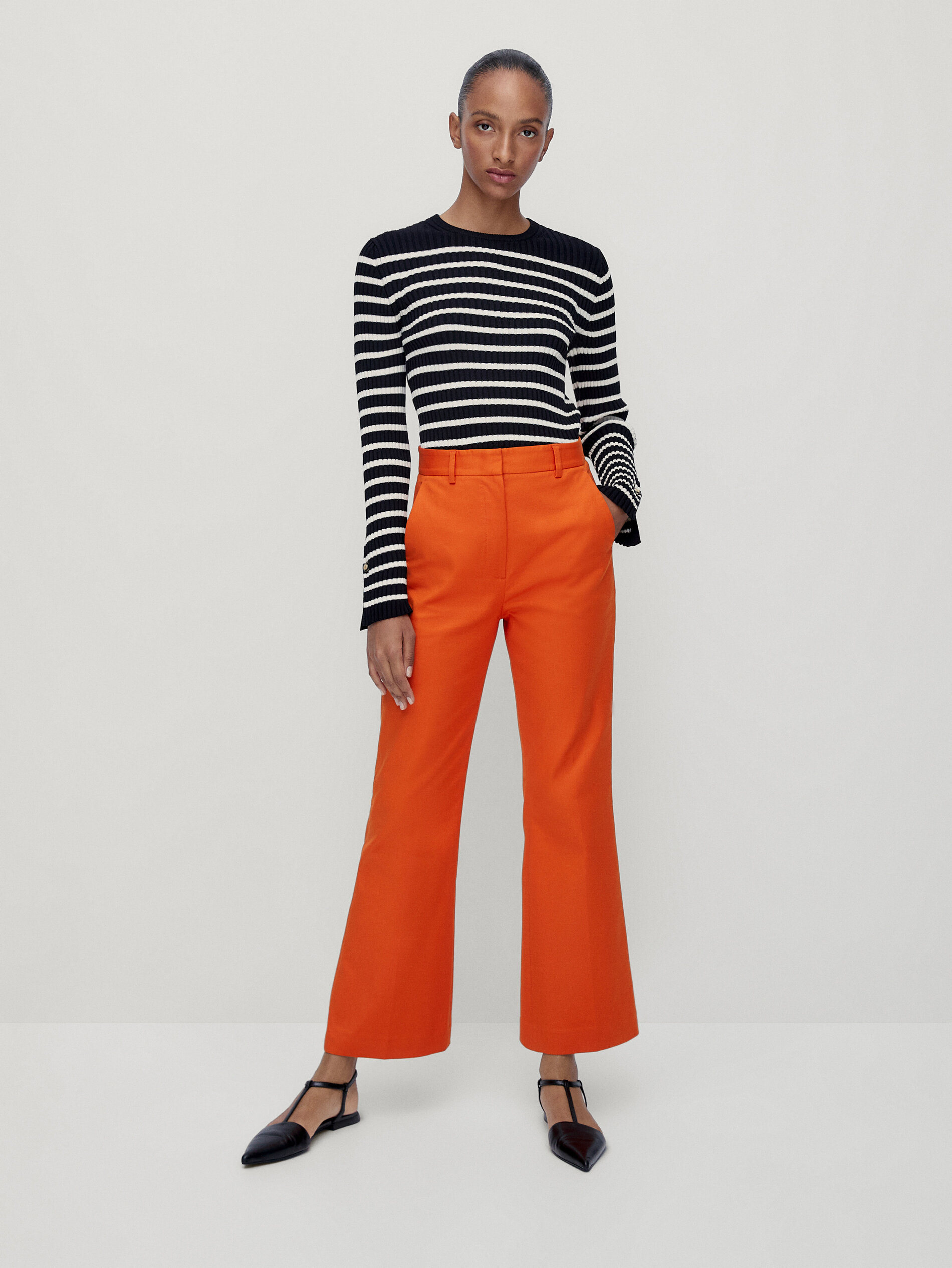 Trousers Orange Woman | Intrend