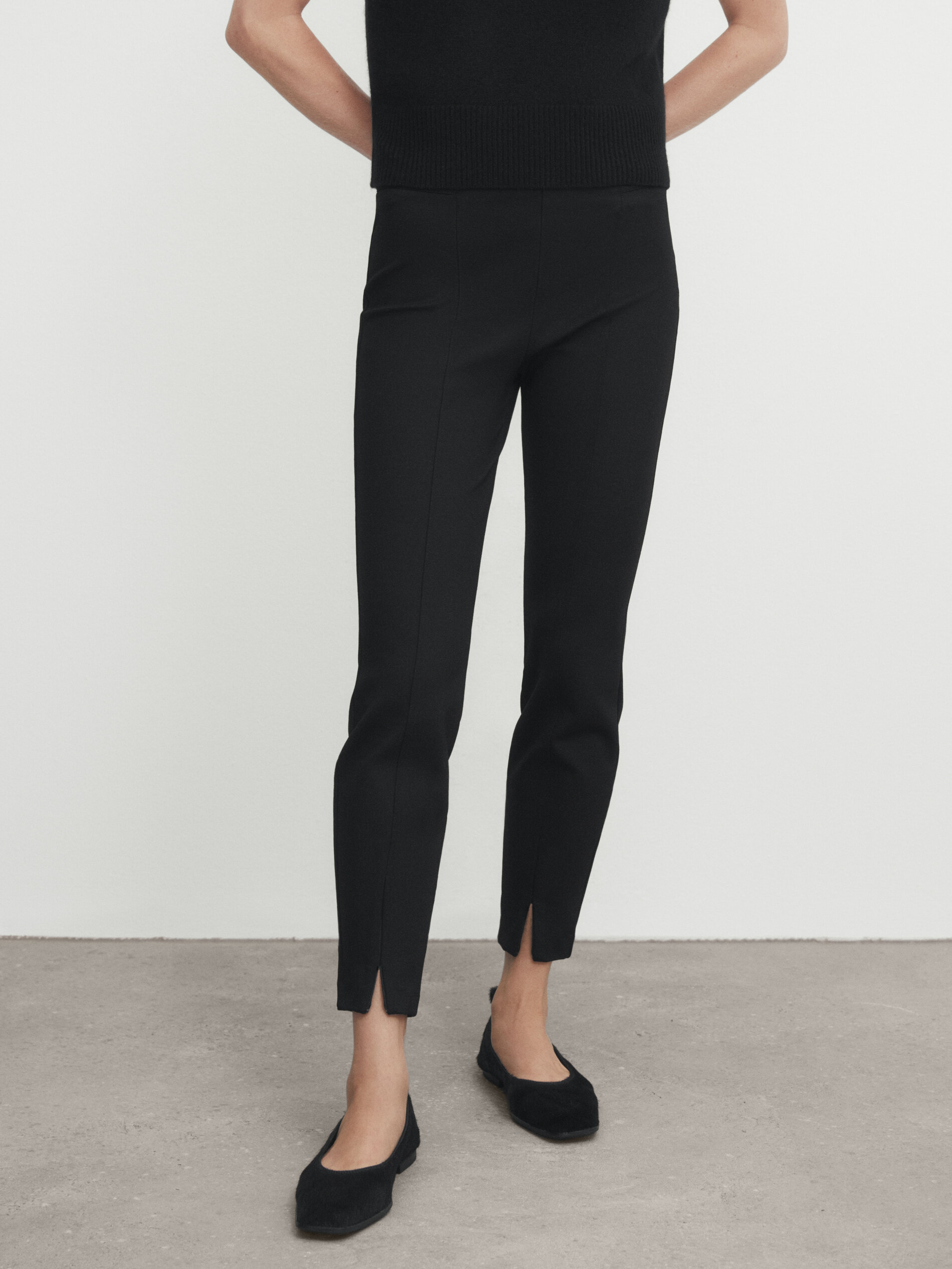 Leggings fermeture clair dans le bas