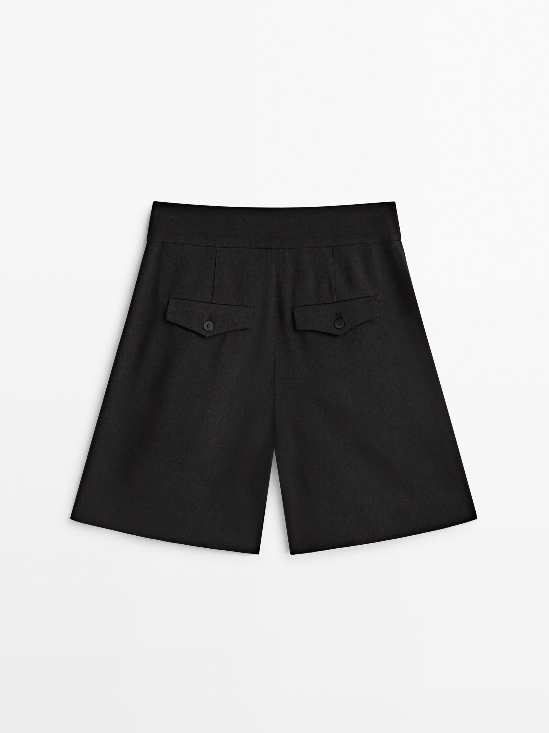 Girls black bermuda shorts 2025