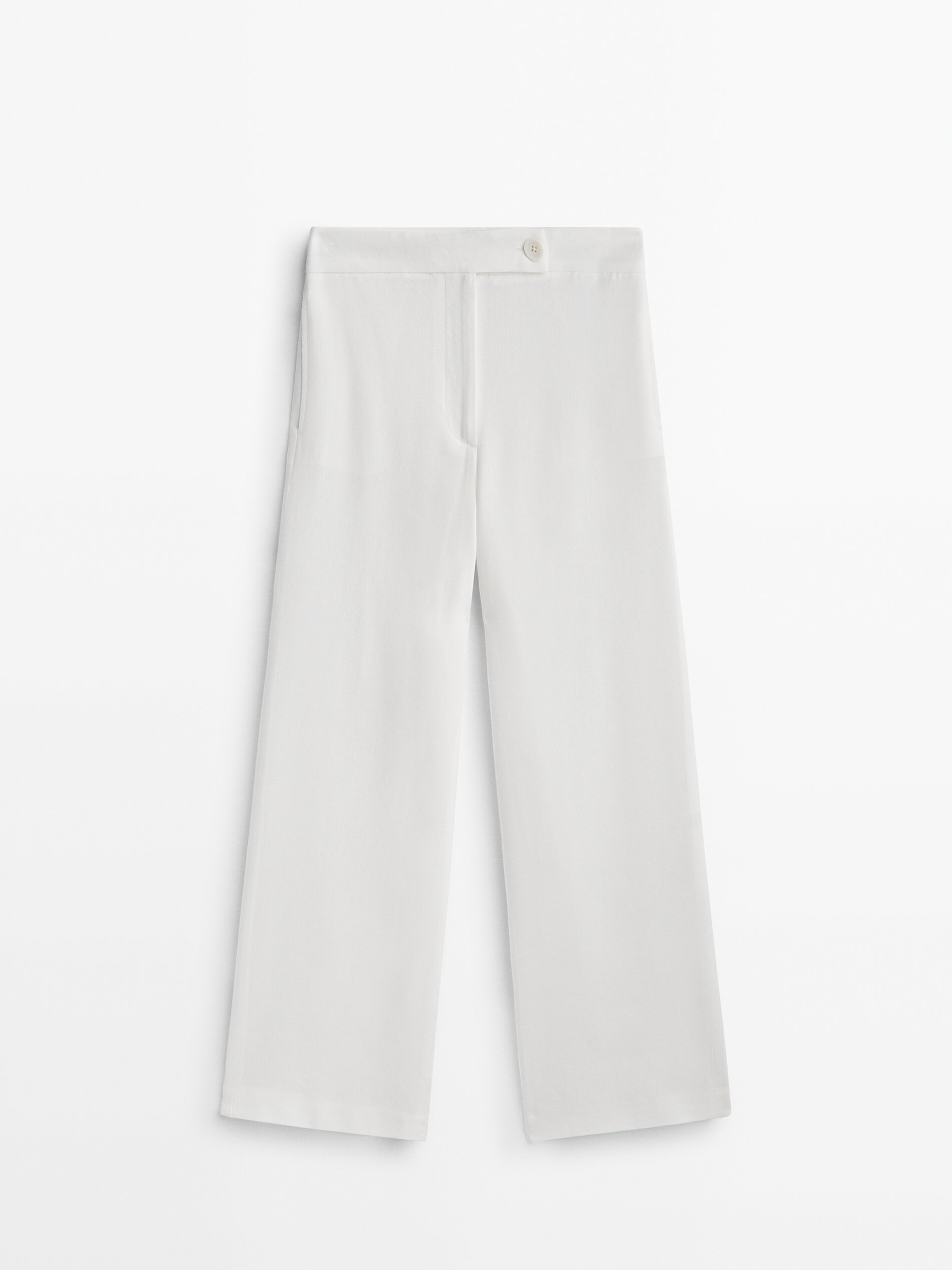 Pantalon blanco massimo dutti 2025
