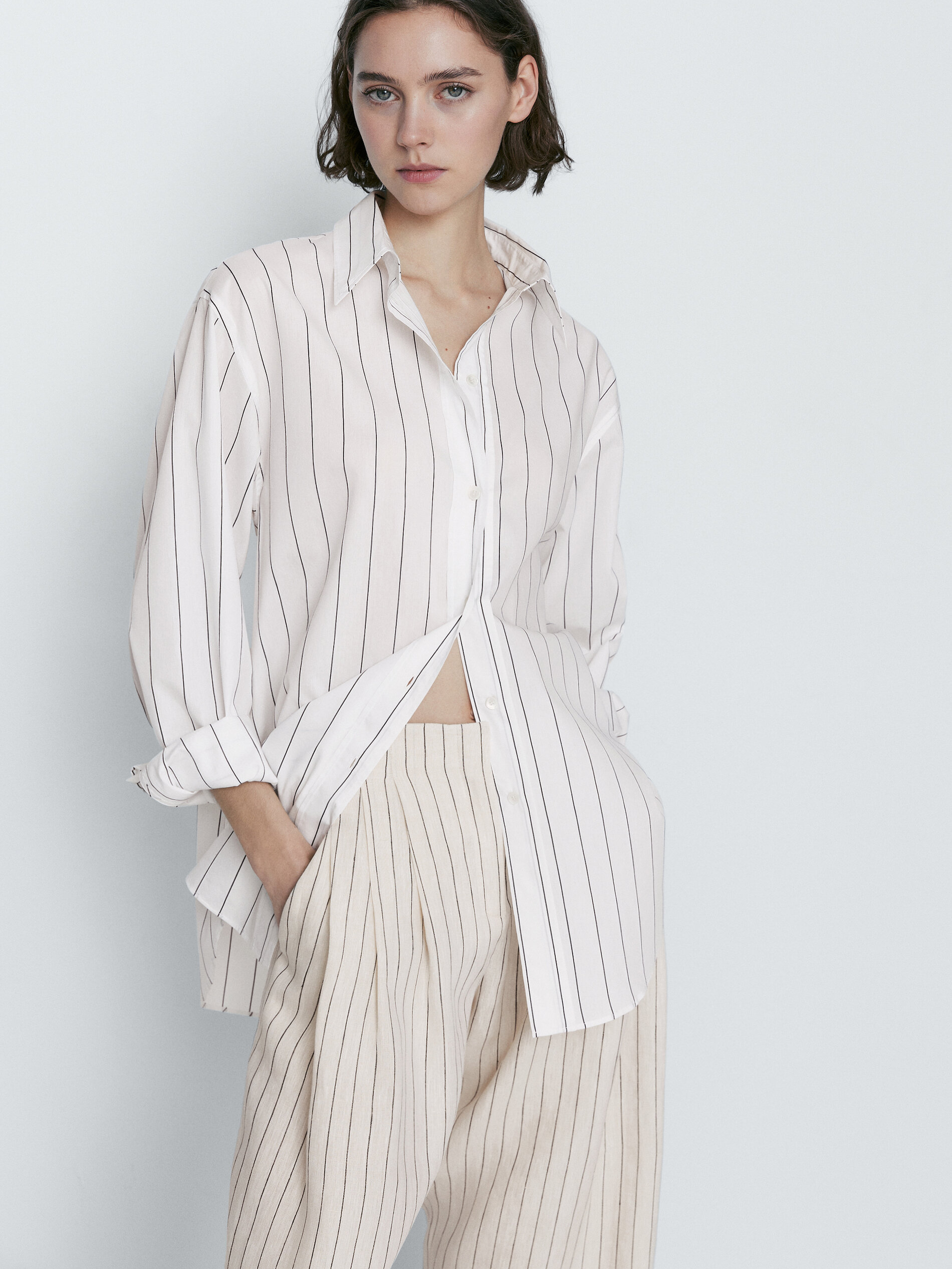 Striped linen trousers clearance mens