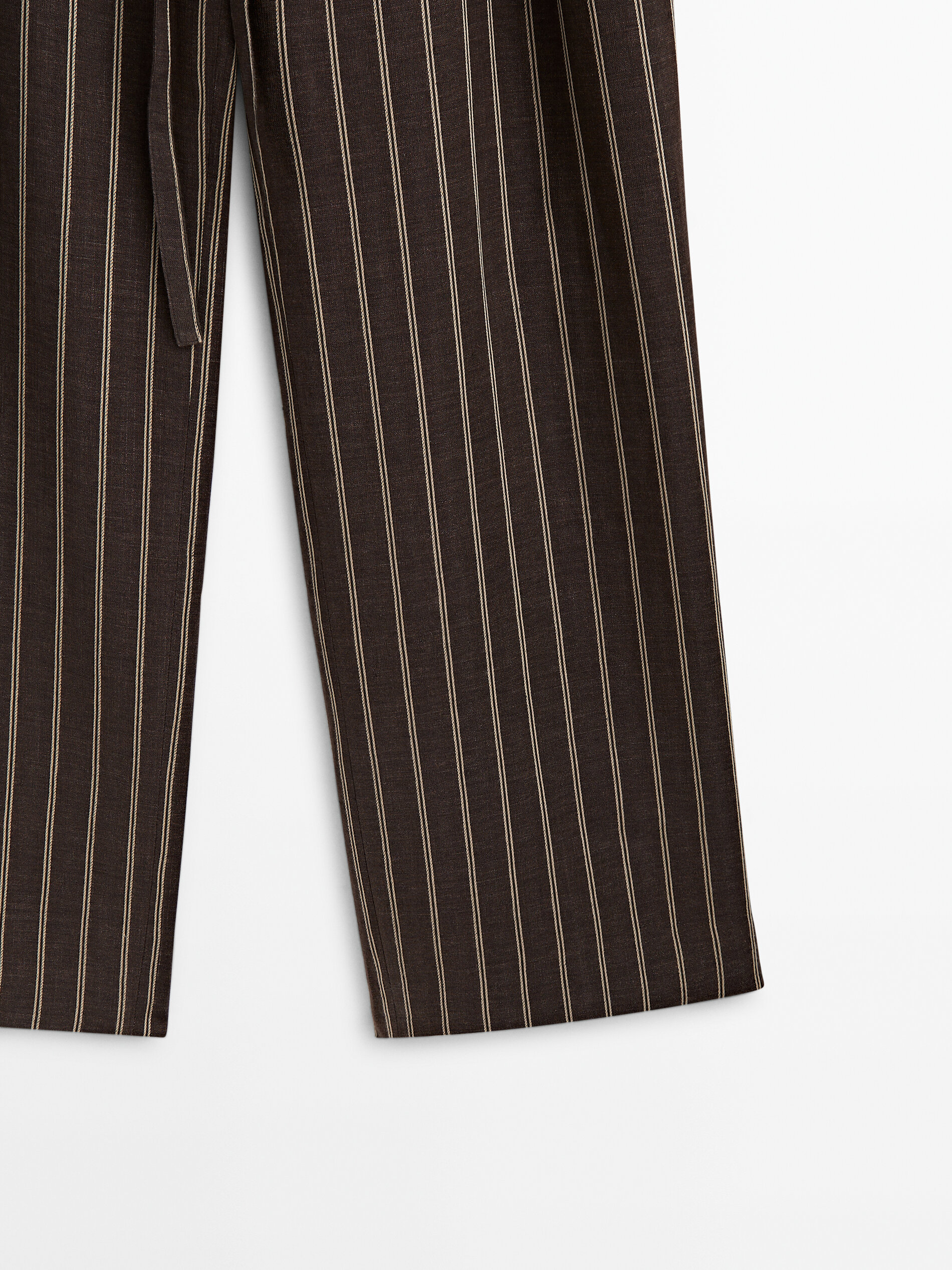 Striped clearance tie pants