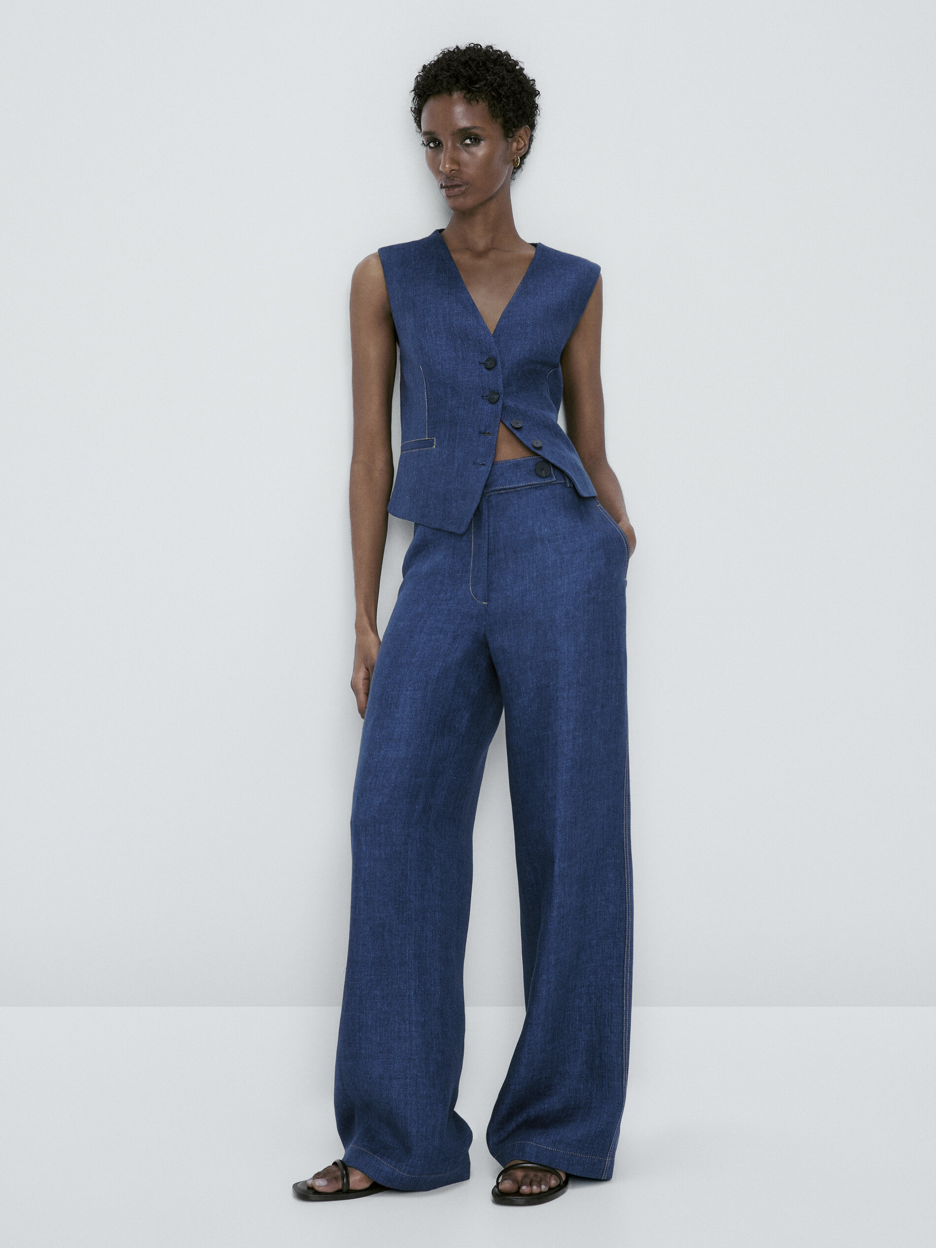 Lino trousers clearance
