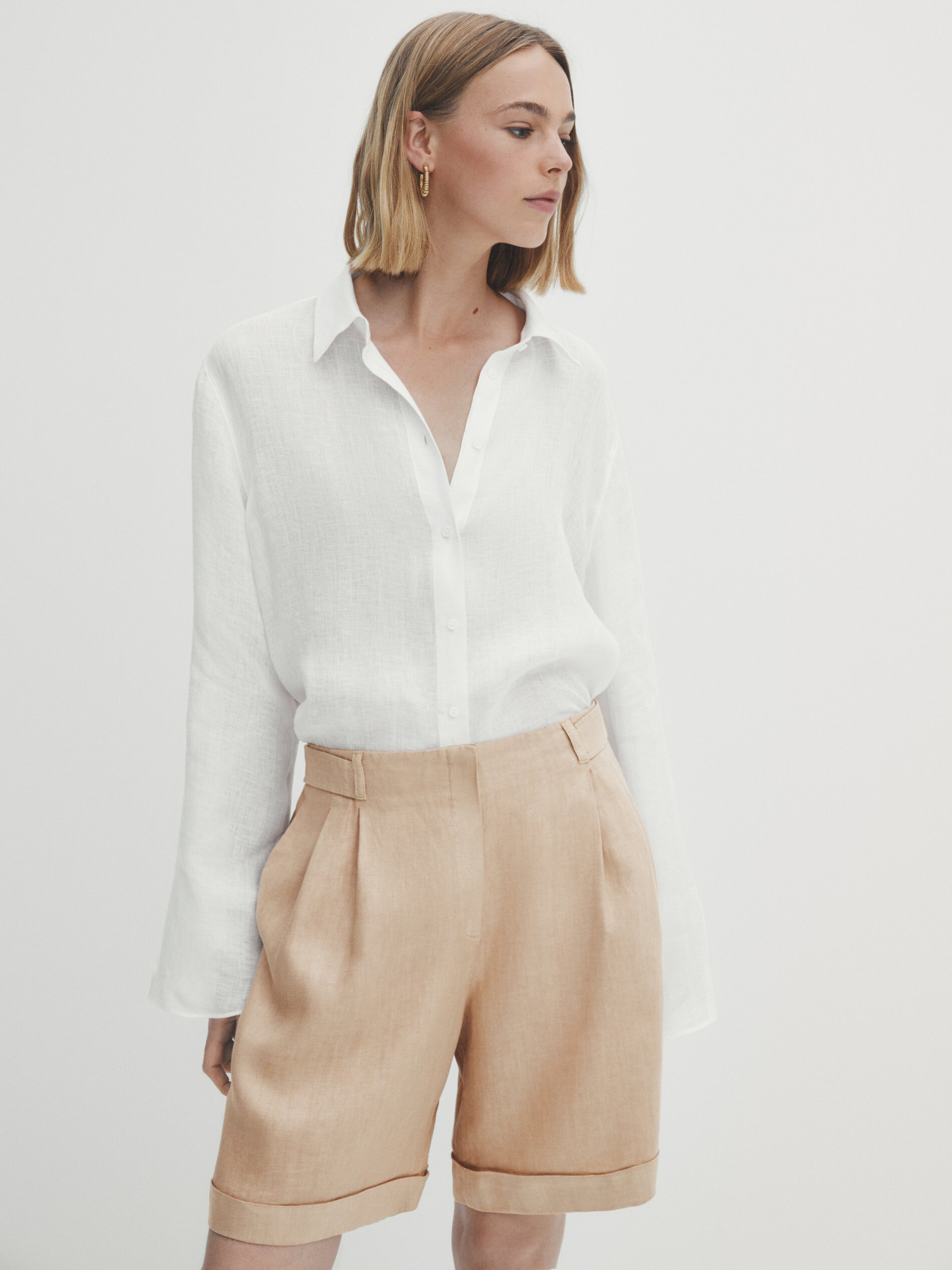 Massimo dutti top bermudas mujer