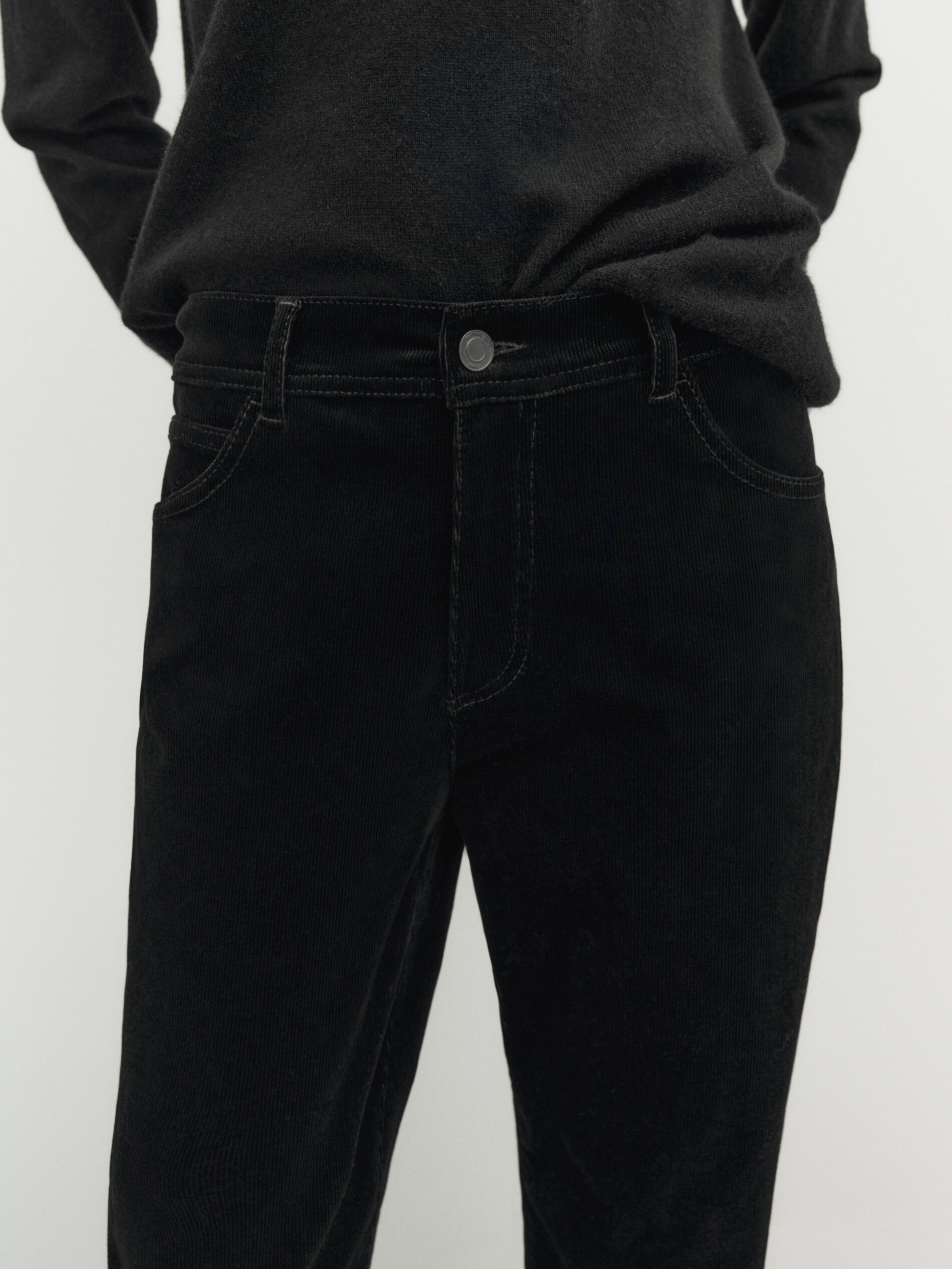 Needle cord deals jeans