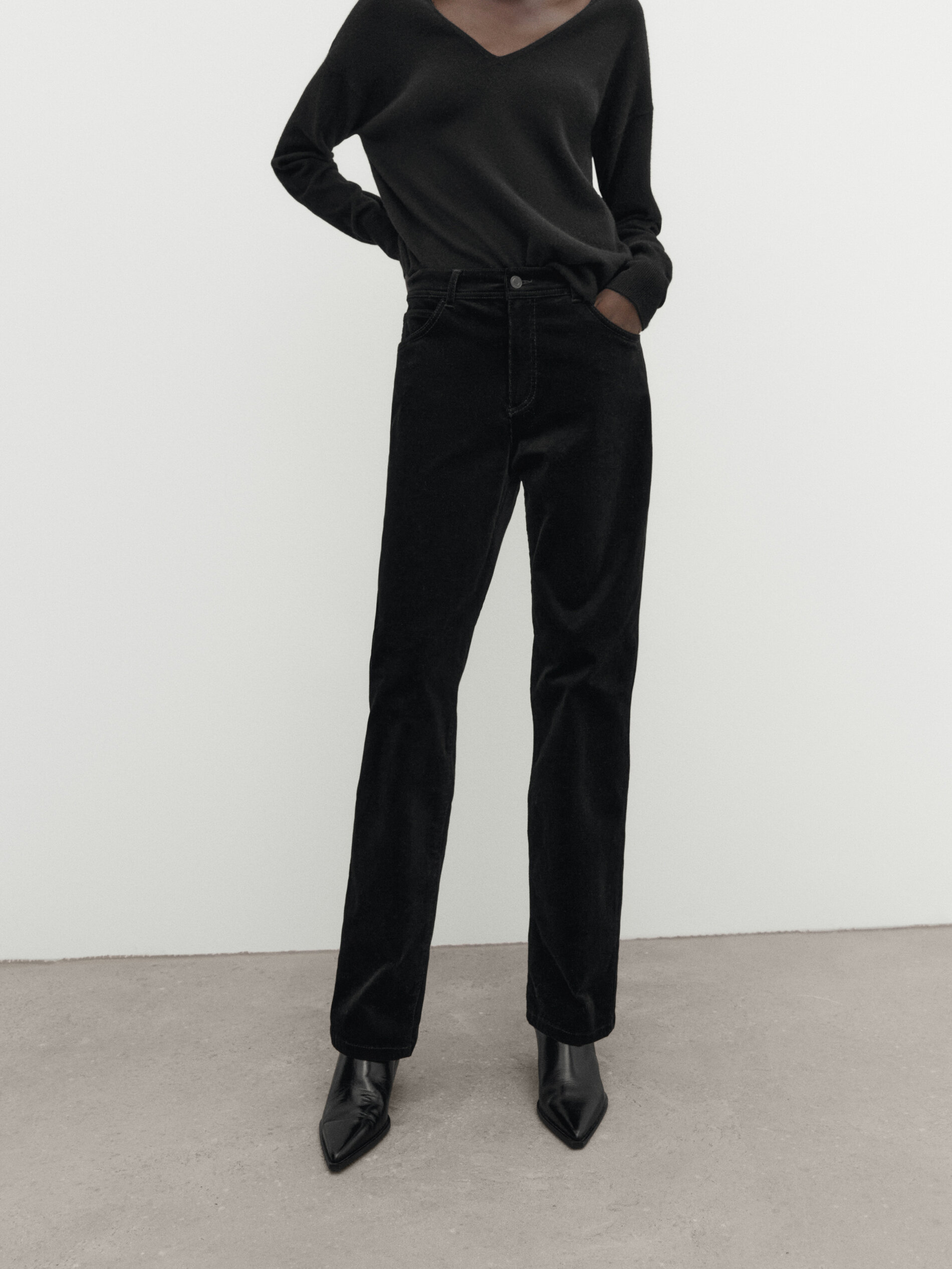 Needle cord clearance jeans