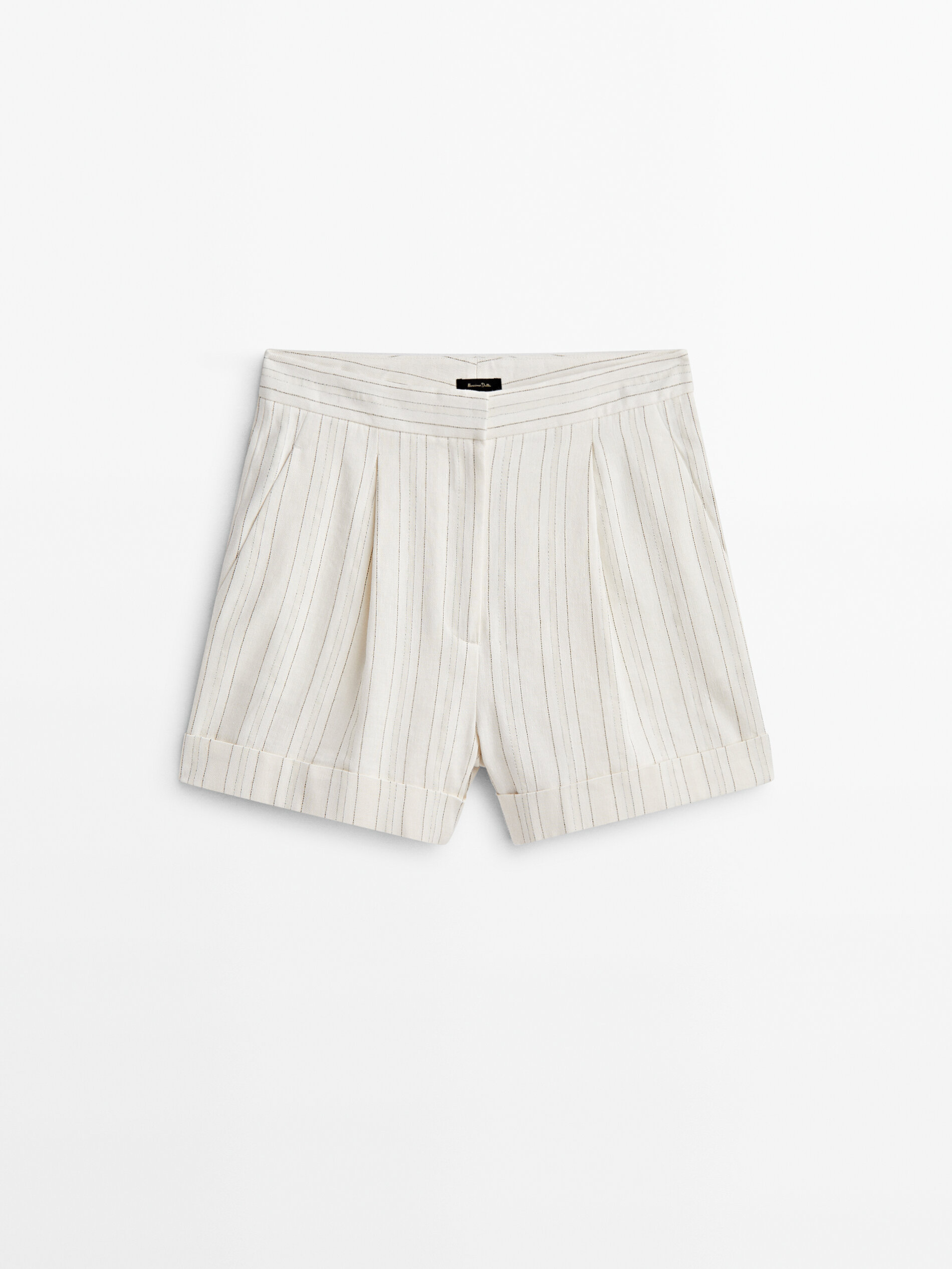 Striped bermuda shorts sales