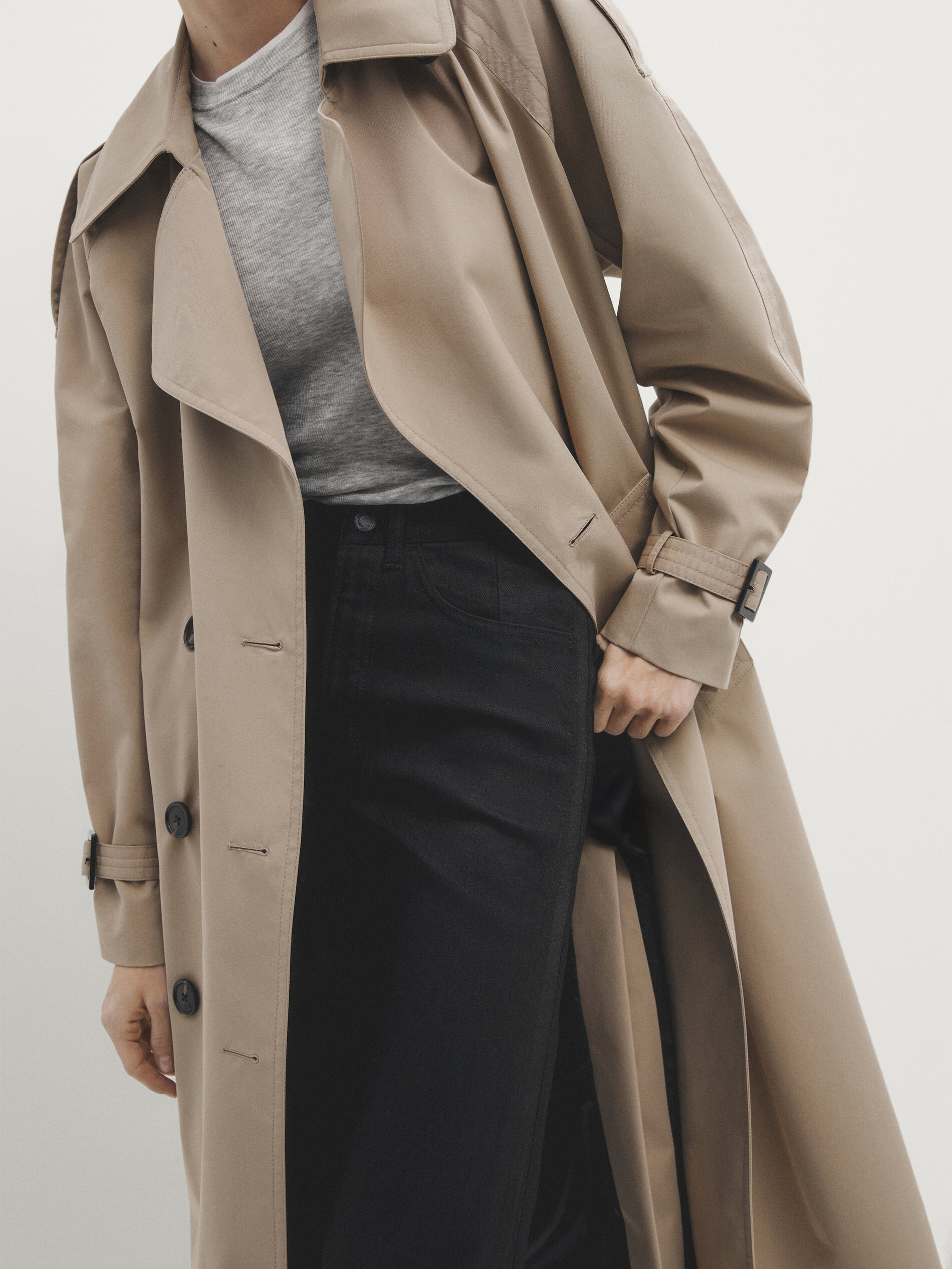 Jean cigarette on sale femme taille haute