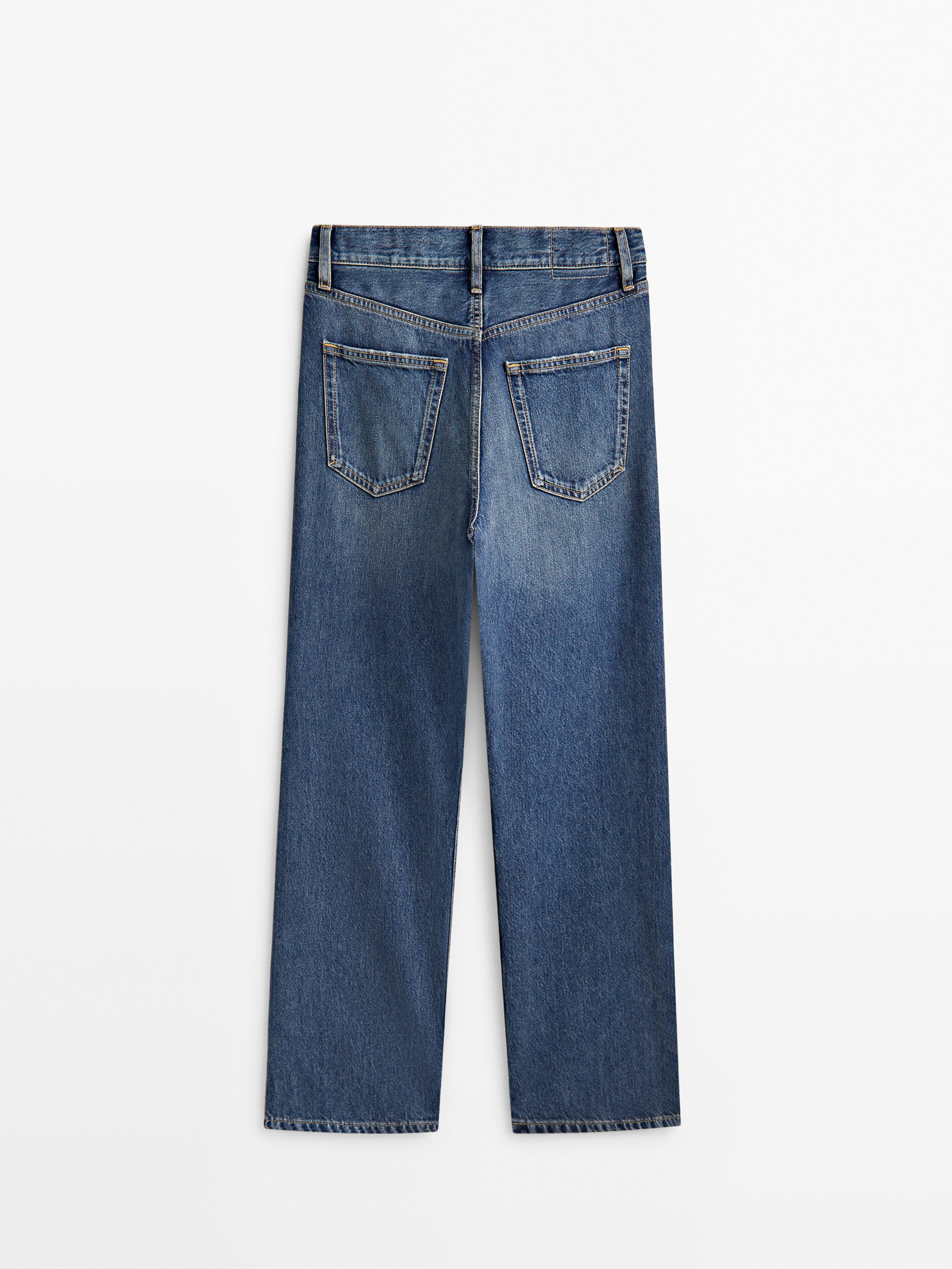 Jean coupe sale droite taille haute