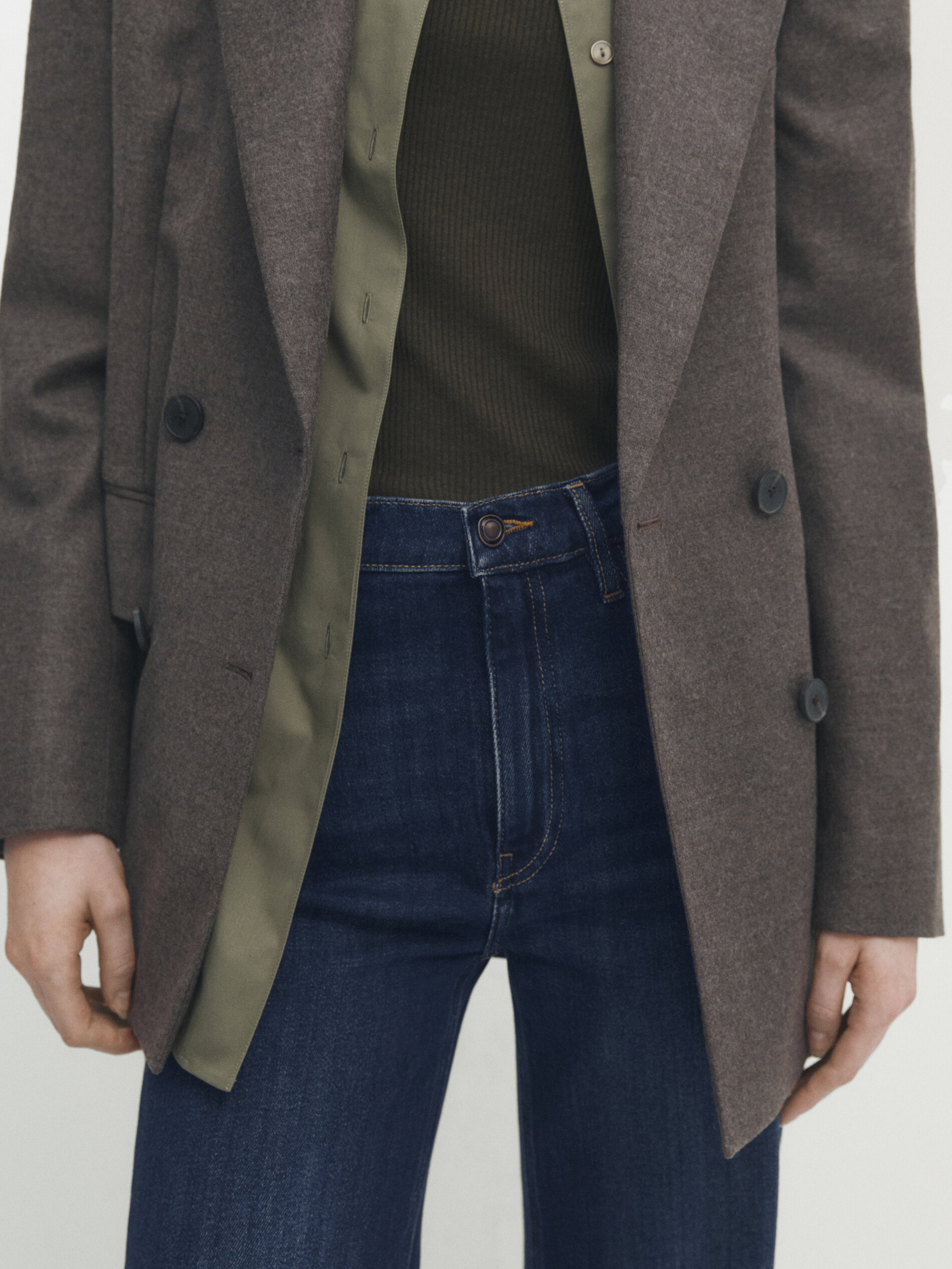 Jean bas effiloché discount homme