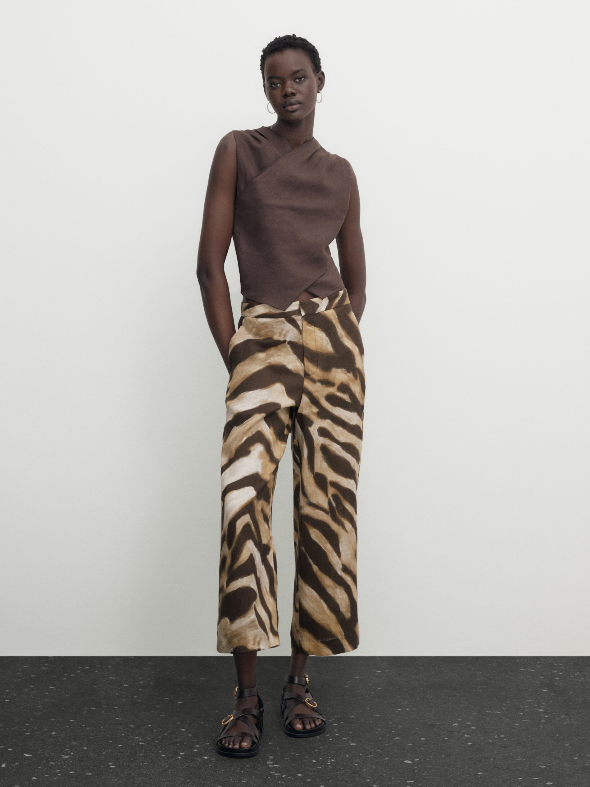 Pantalon cheap culotte lino