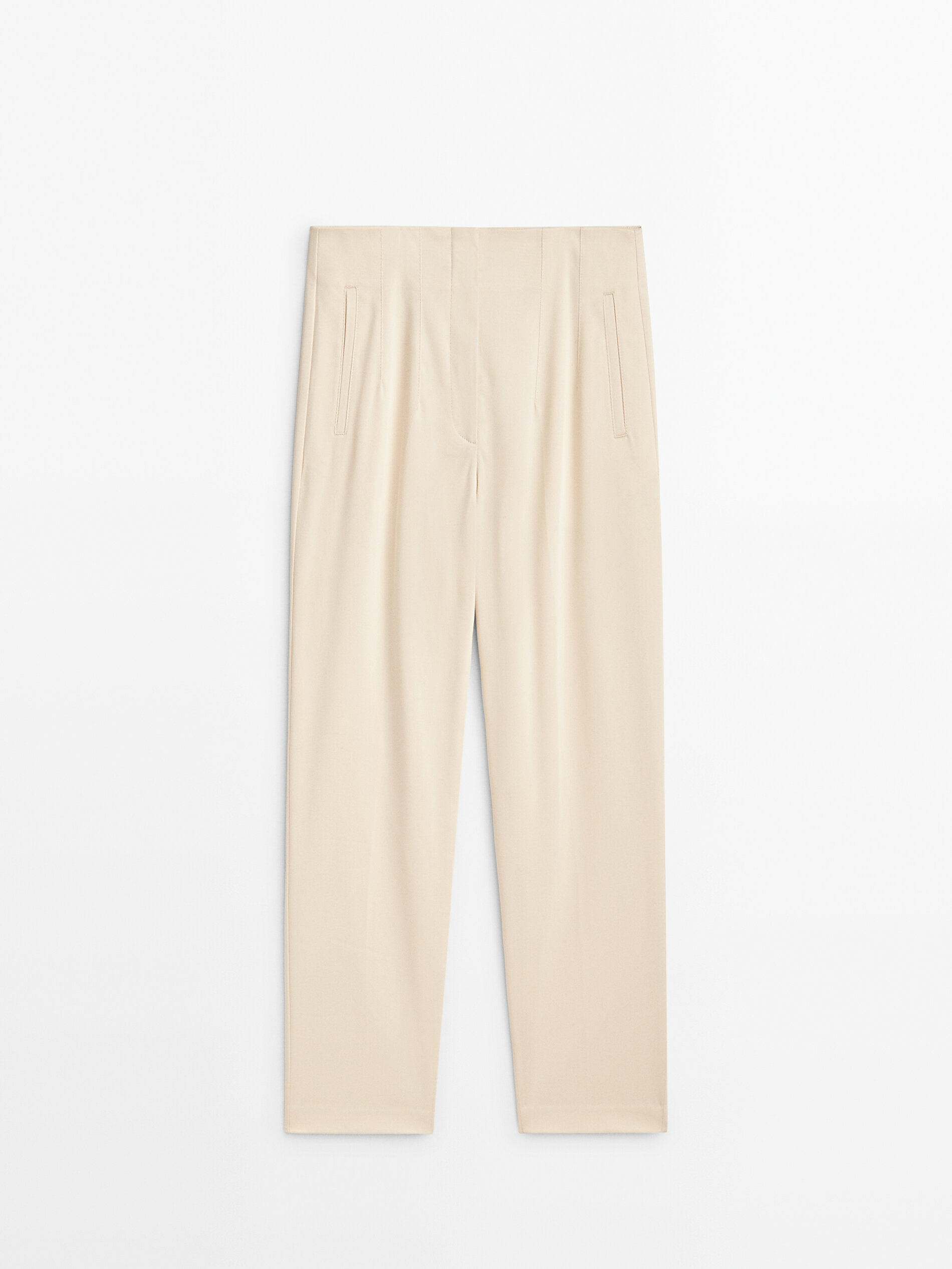 MANGO Cropped Dressy Trousers | Endource