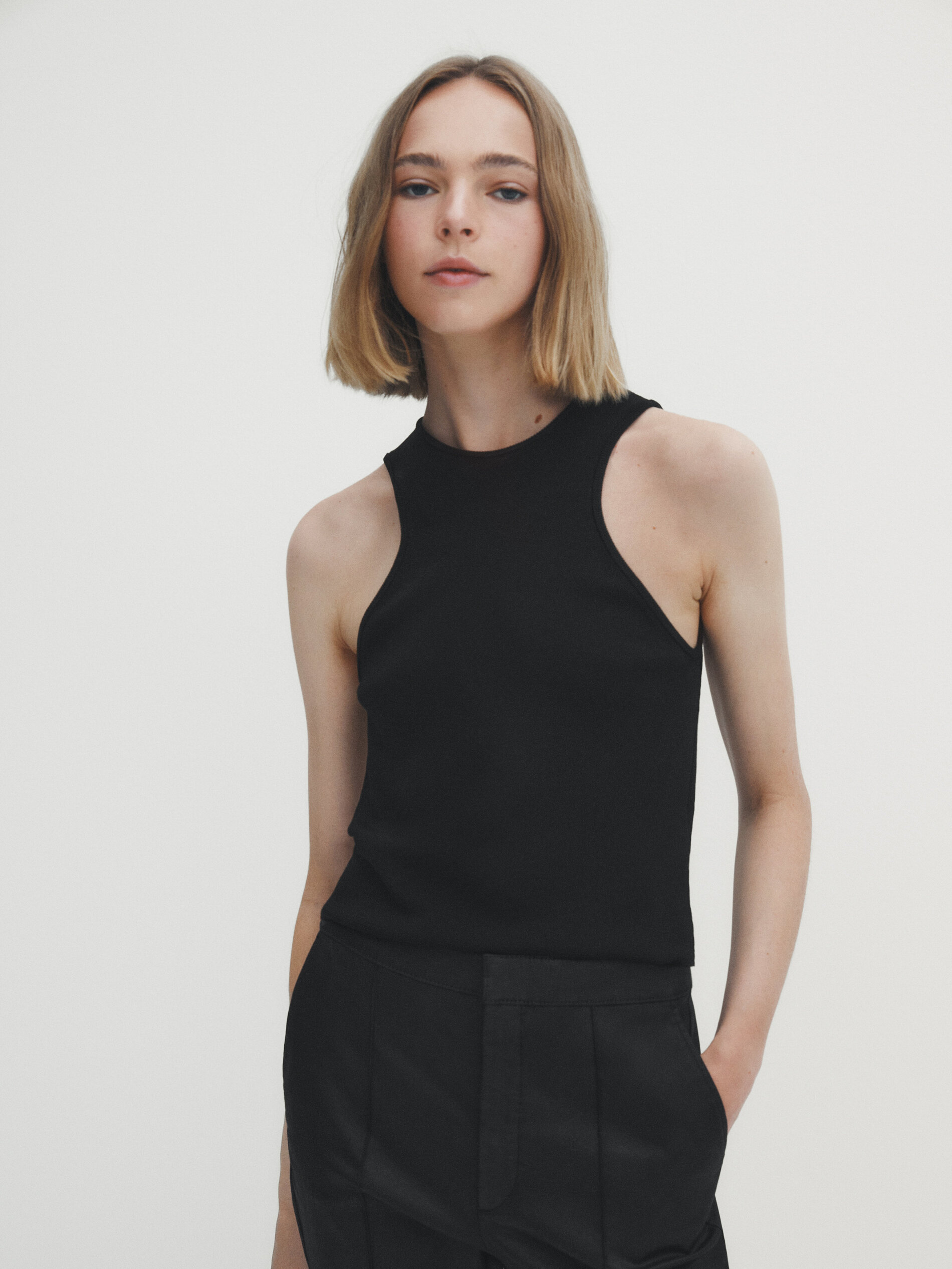 Pantalones encerados massimo dutti store