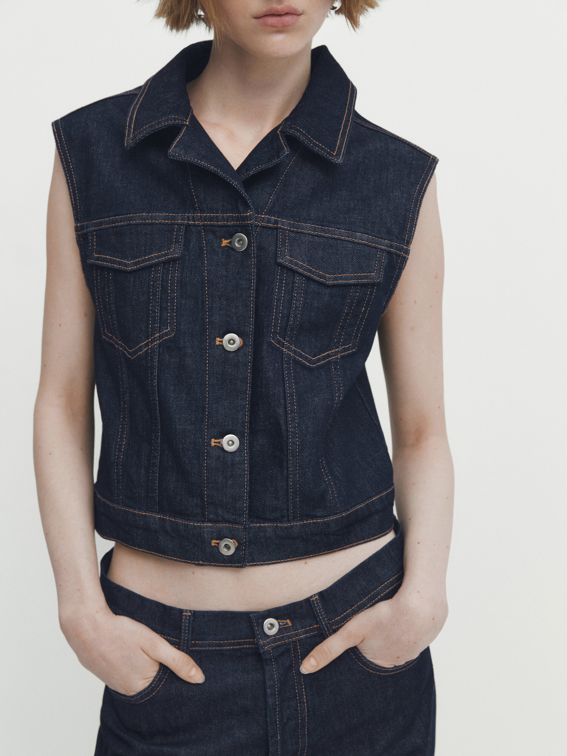 High shop vest jeans