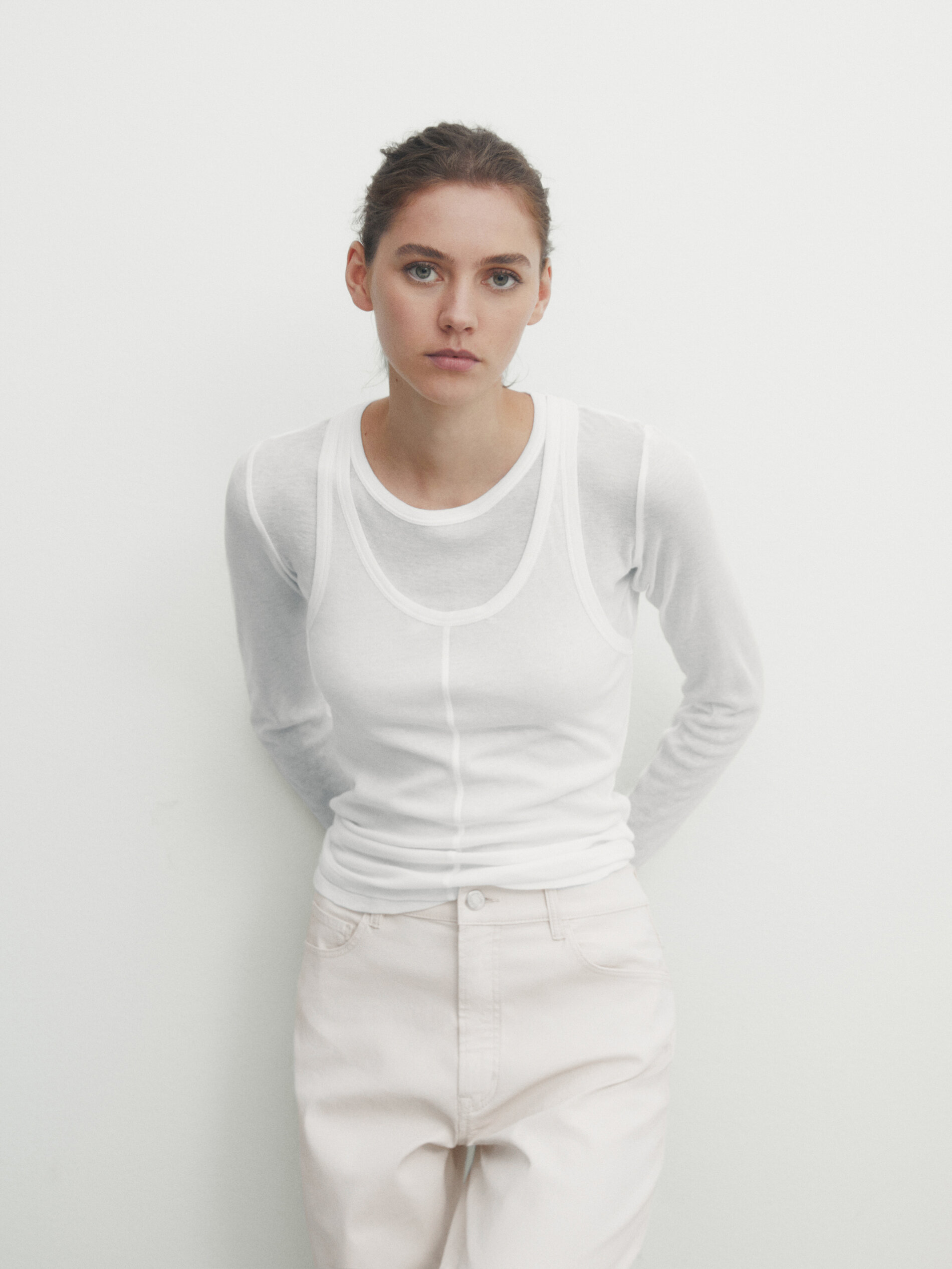 Massimo dutti coated jeans shop